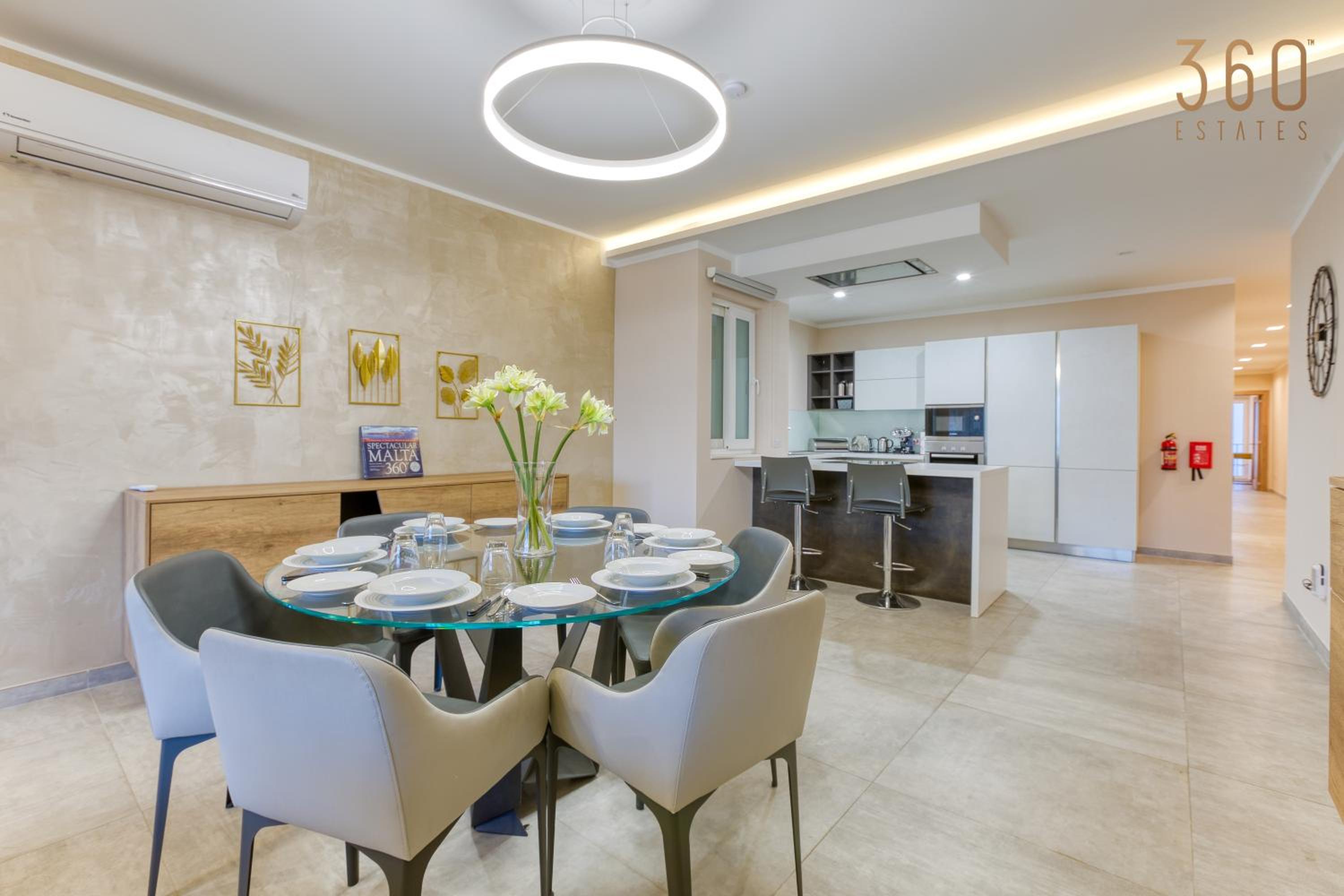 Luxury 3BR home in St Julians with private terrace by 360 Estates photo 2