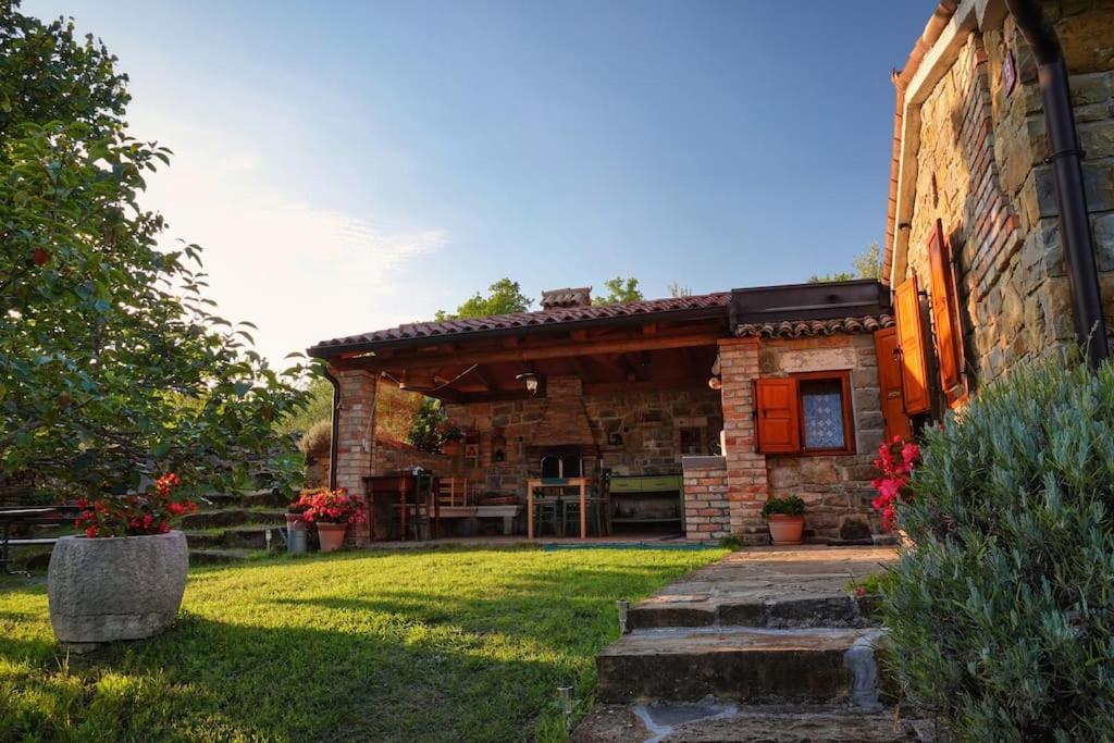 House in Istria in pristine nature view 3