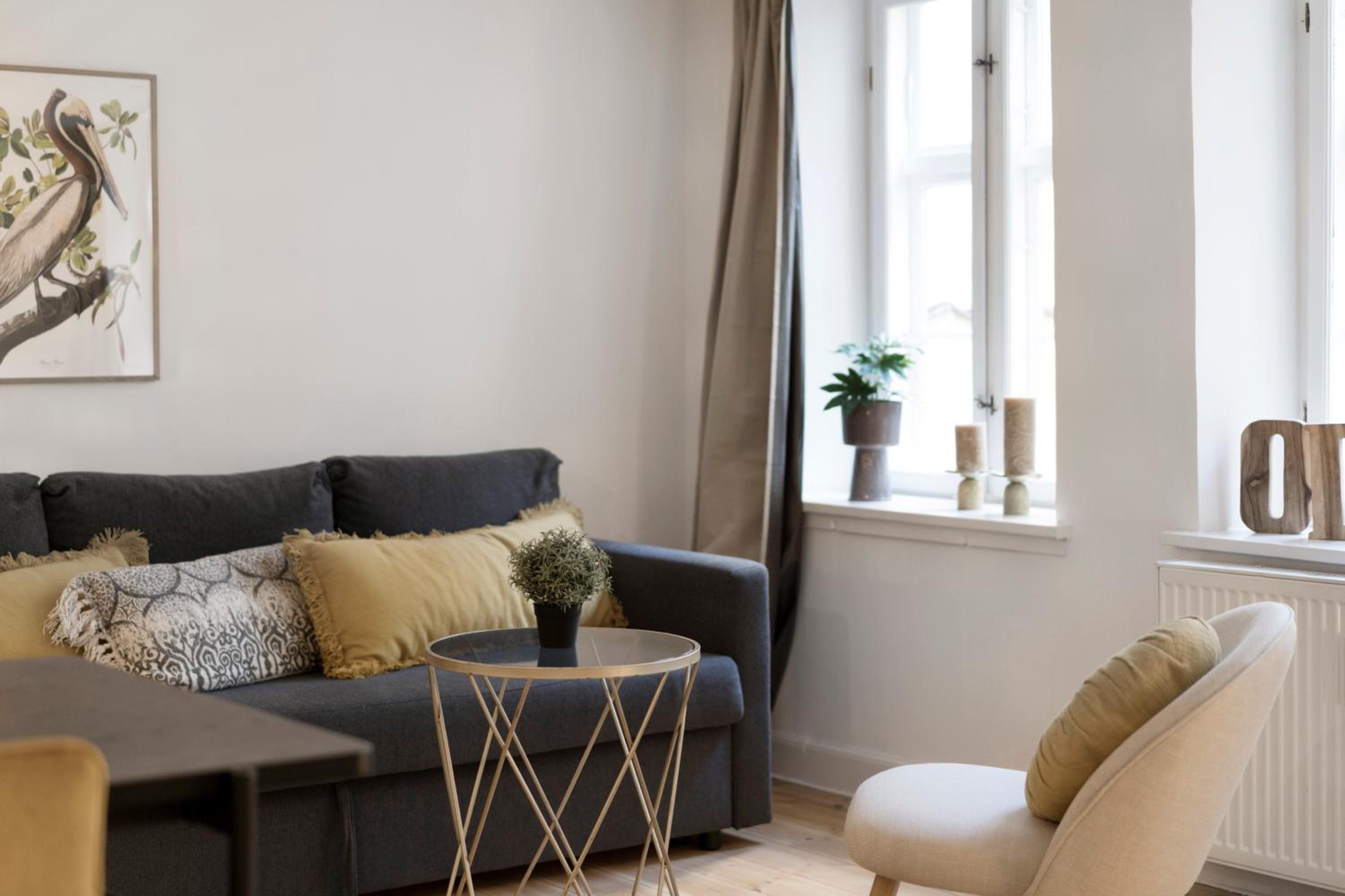 Centrally located in Copenhagen