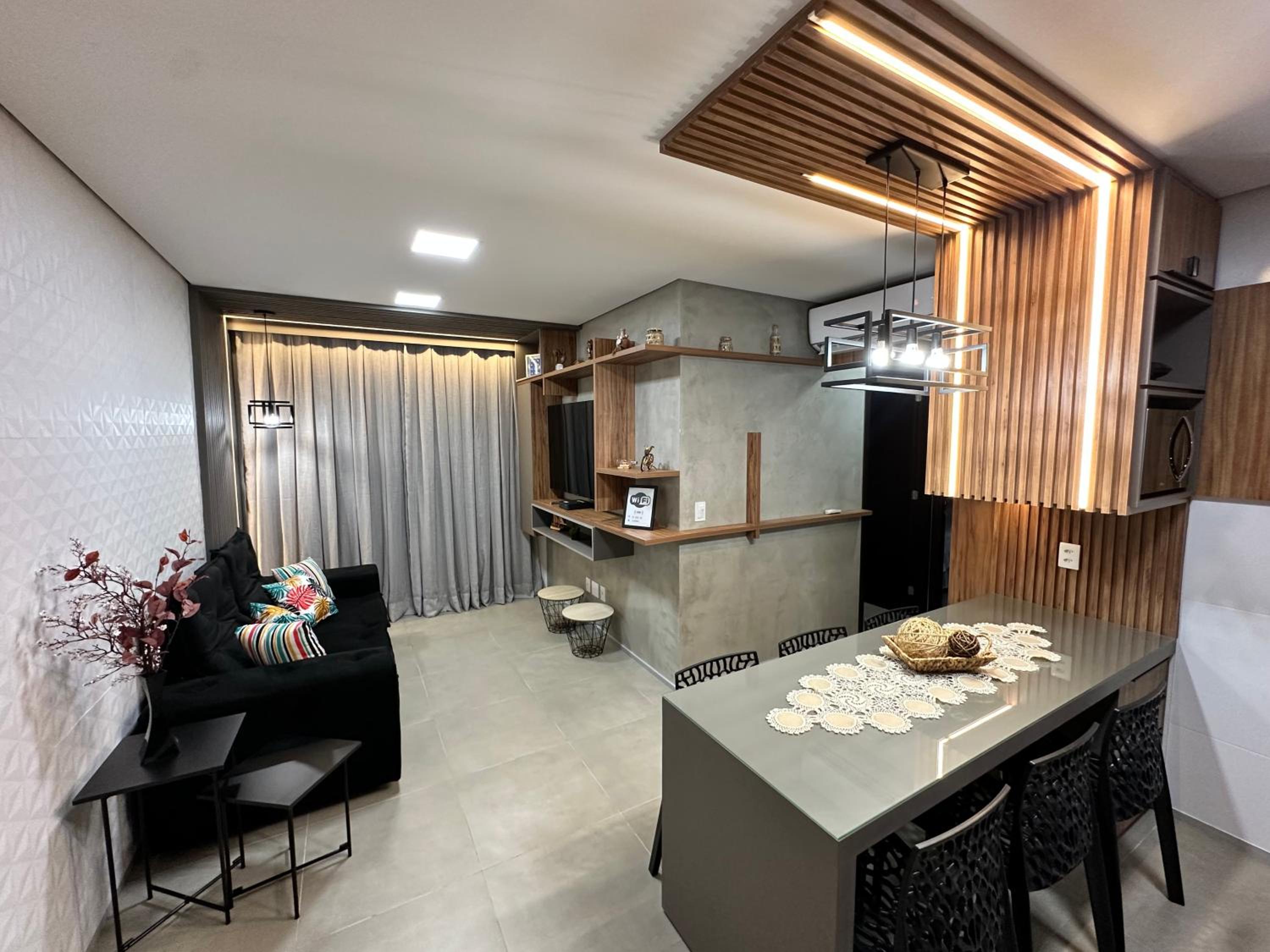 Apartamento novo e completo há 500m da praia Ponta Verde!