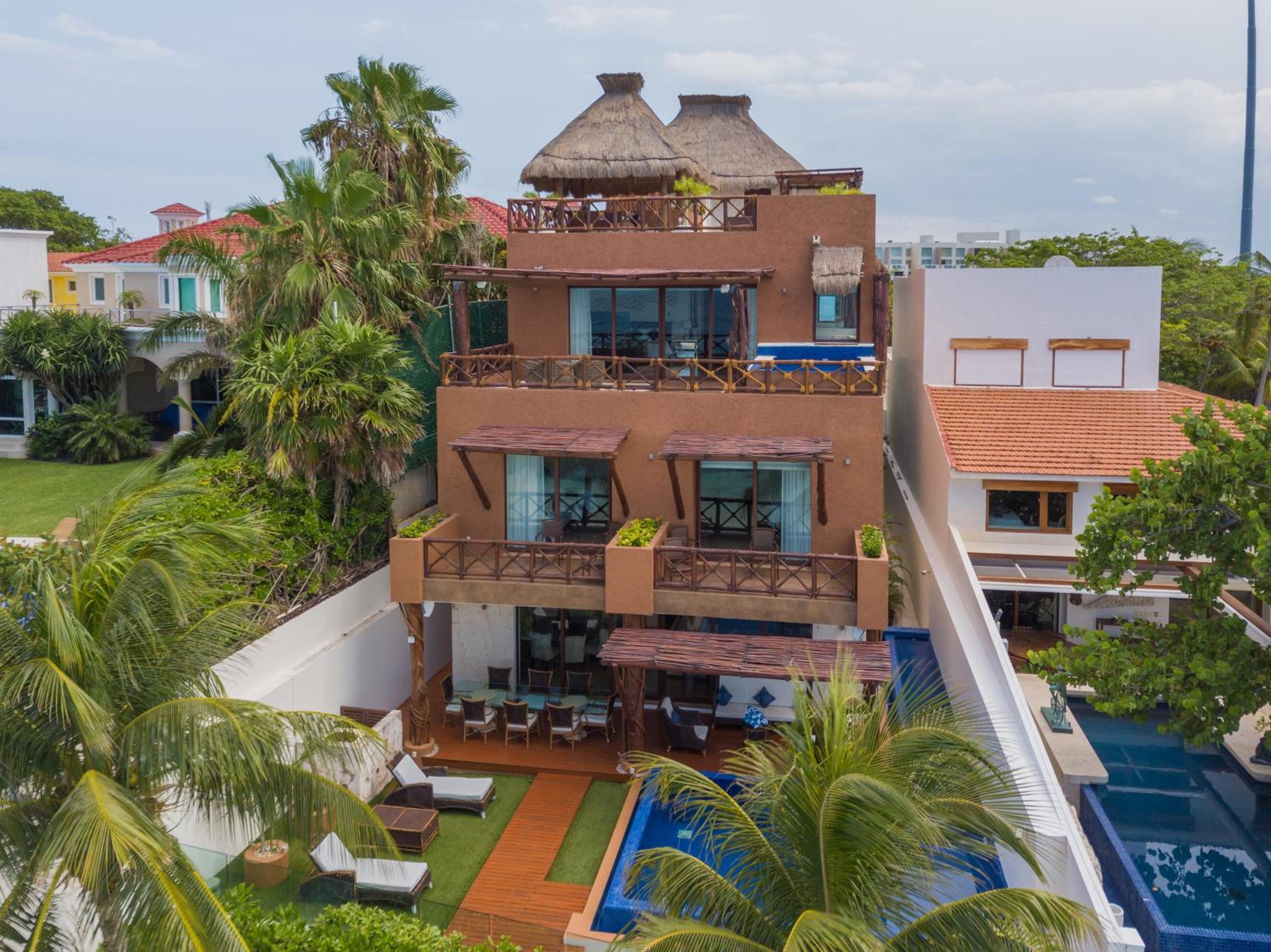 6BR Beachfront Private Luxury Villa by Solmar Rentals