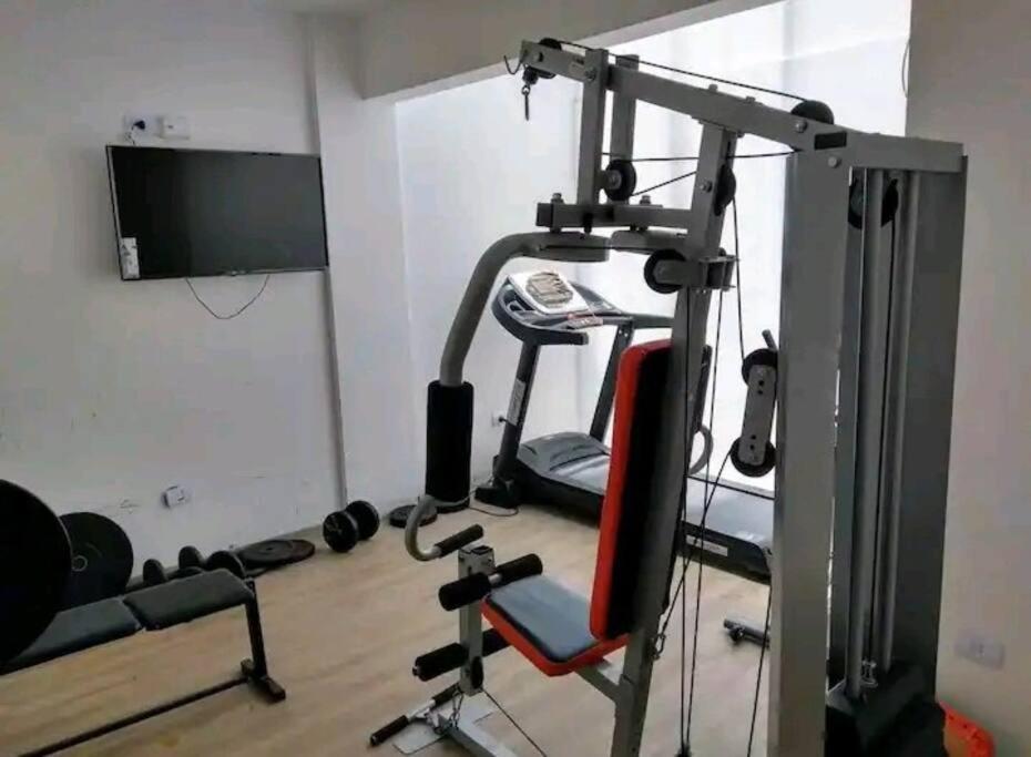 Amplio monoambiente con piscina