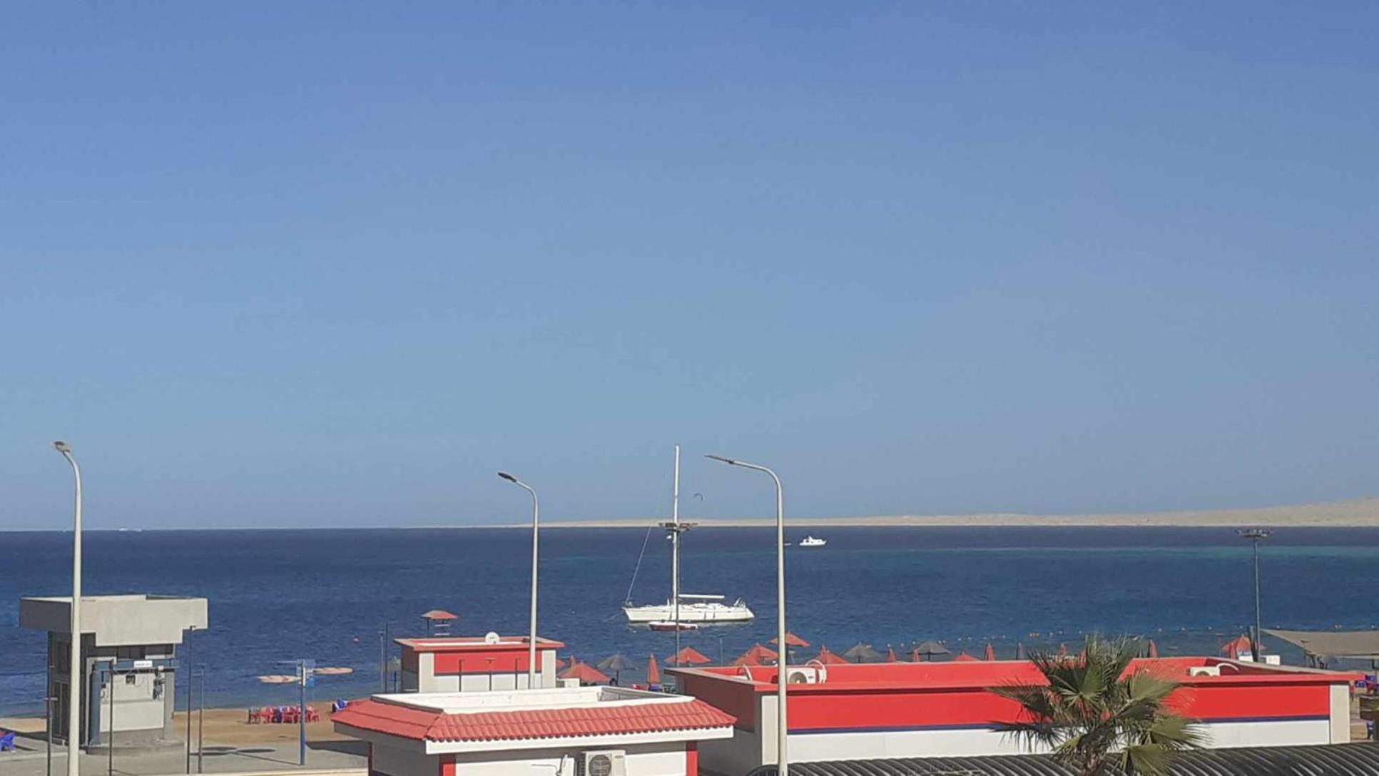 town sea view