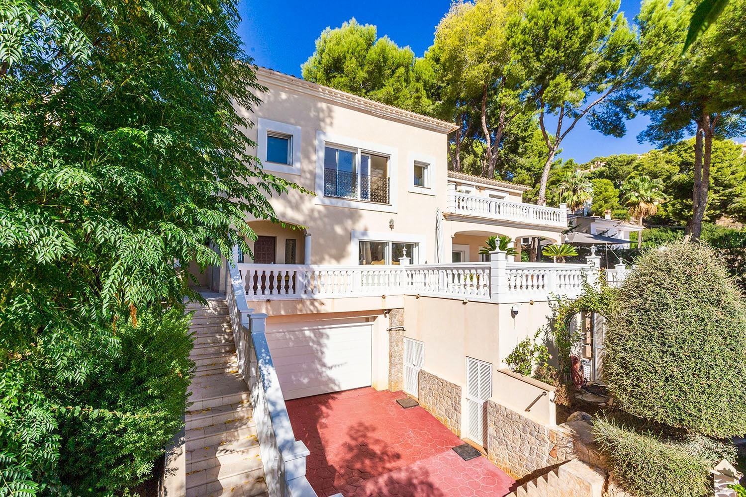 Exklusive Villa in Paguera für bis zu 8 Personen, mit Meerblick und Pool view 4