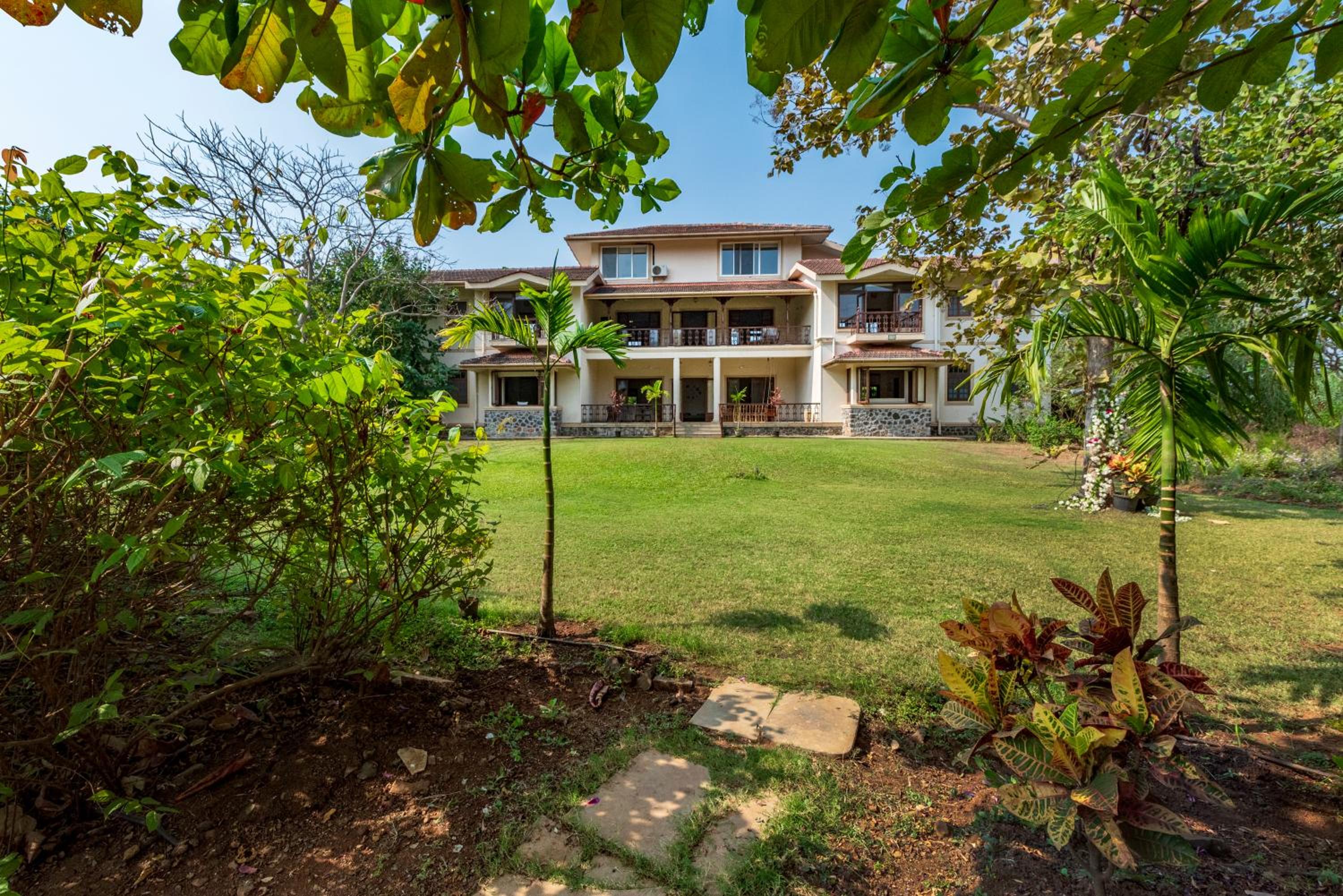 SaffronStays Mograa L'Affaire - 5BR pet-friendly villa with private pool, gazebo & lawns near Kankeshwar Temple view 3