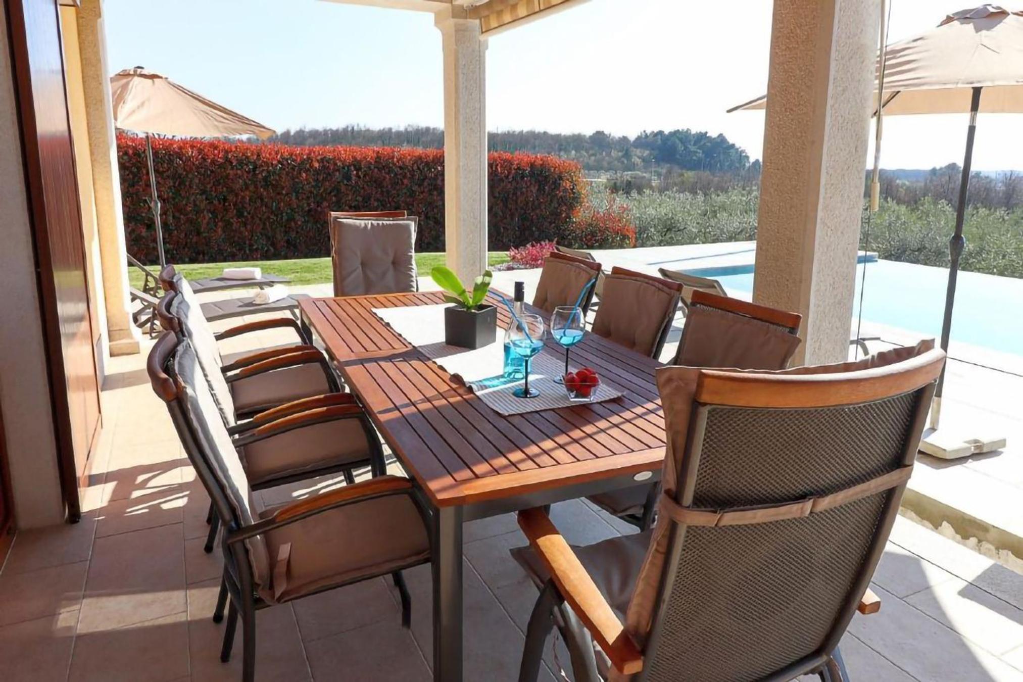 Beautiful villa Kadore with pool in Porec view 5