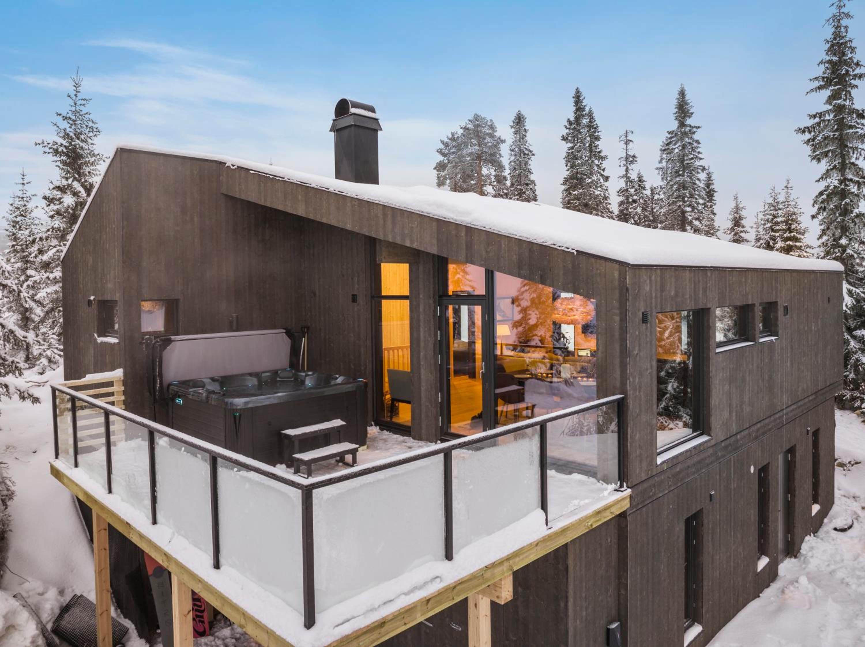 Ski-in-out hytte på Kvitfjell view 2