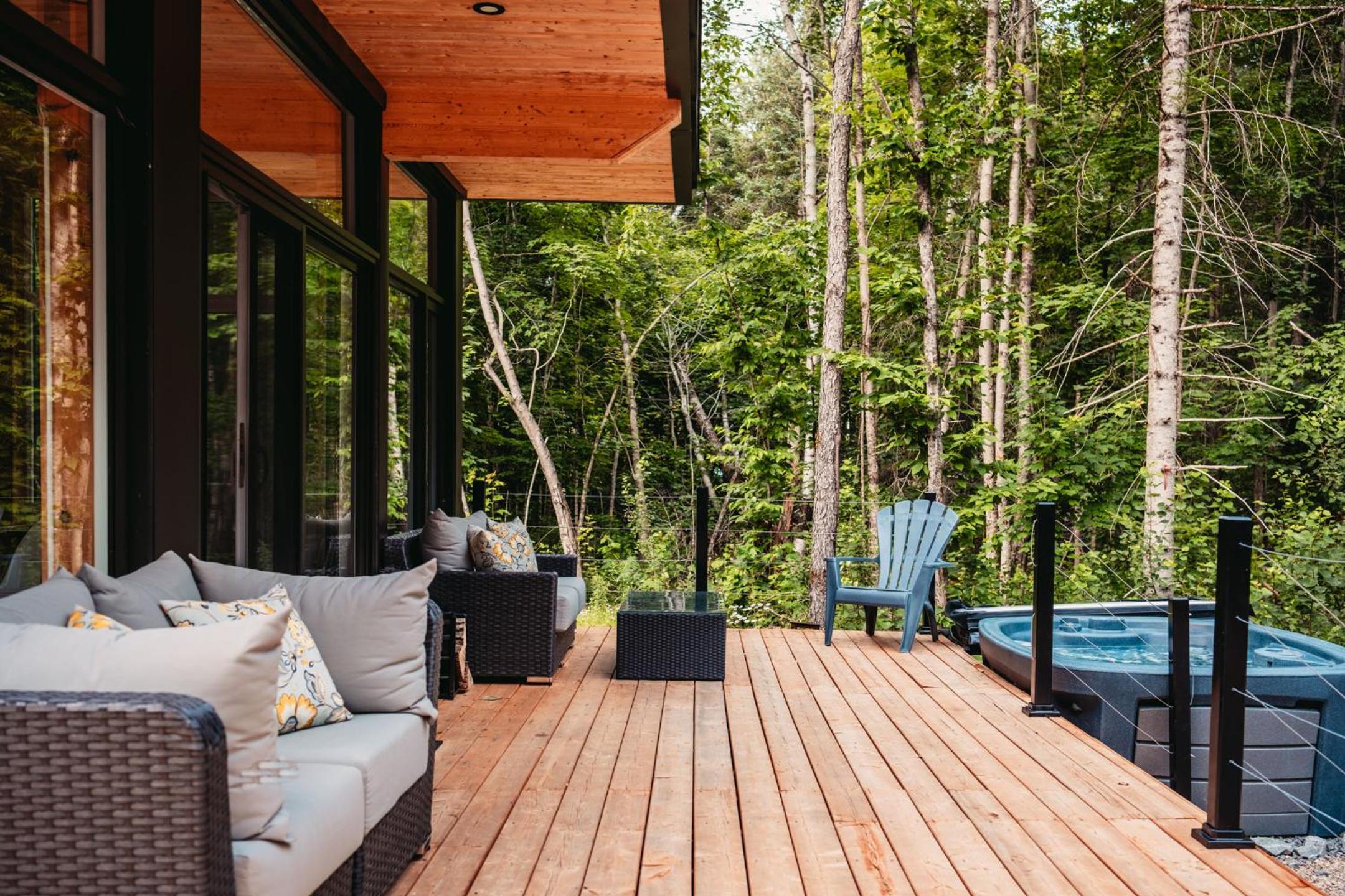 Tremblant Forest Spa Lac Plage Quai Privé