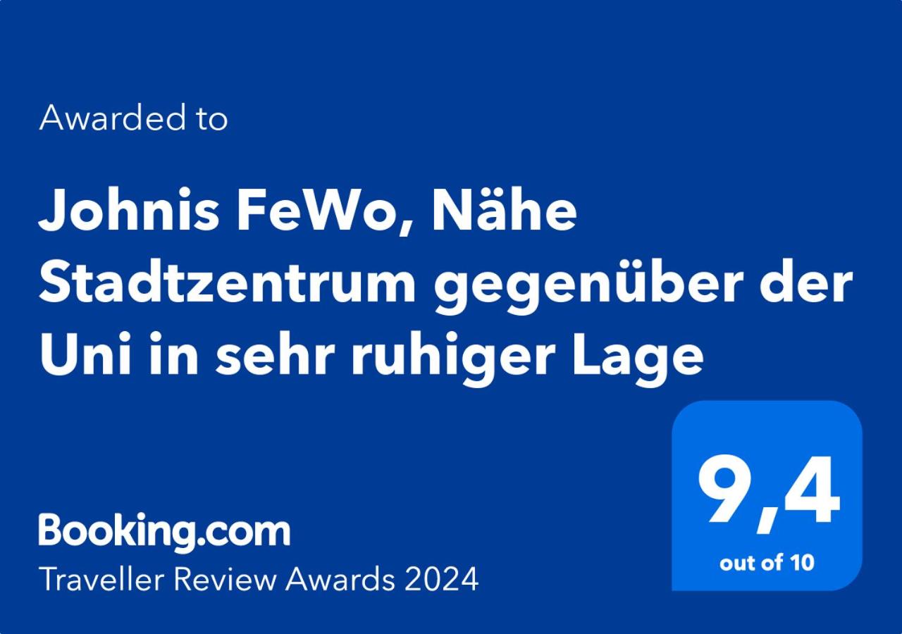 Johnis FeWo, Nähe Stadtzentrum - Uni in sehr ruhiger Lage mit Terrasse und eigenem Parkplatz