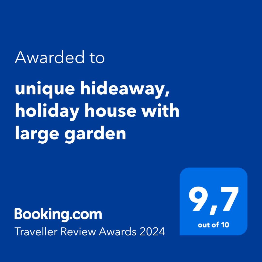 unique hideaway, holiday house with large garden