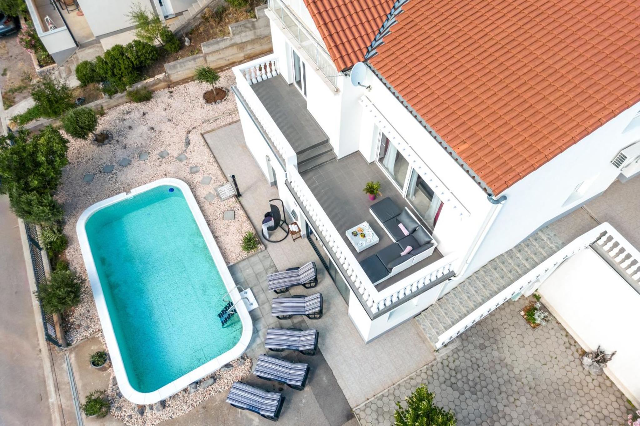Villa with a beautiful panoramic view and a swimming pool- by Traveler tourist agency Krk ID 2397 view 3