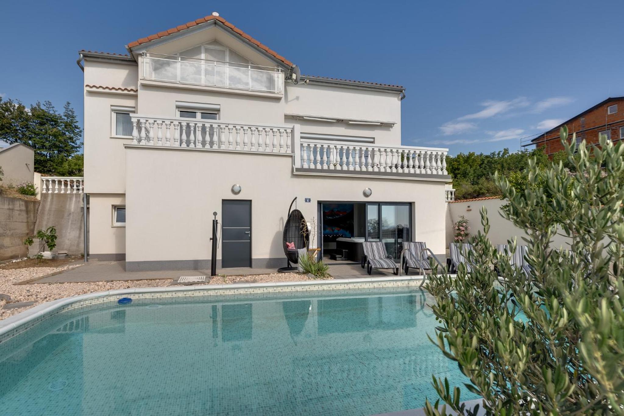Villa with a beautiful panoramic view and a swimming pool- by Traveler tourist agency Krk ID 2397 view 5
