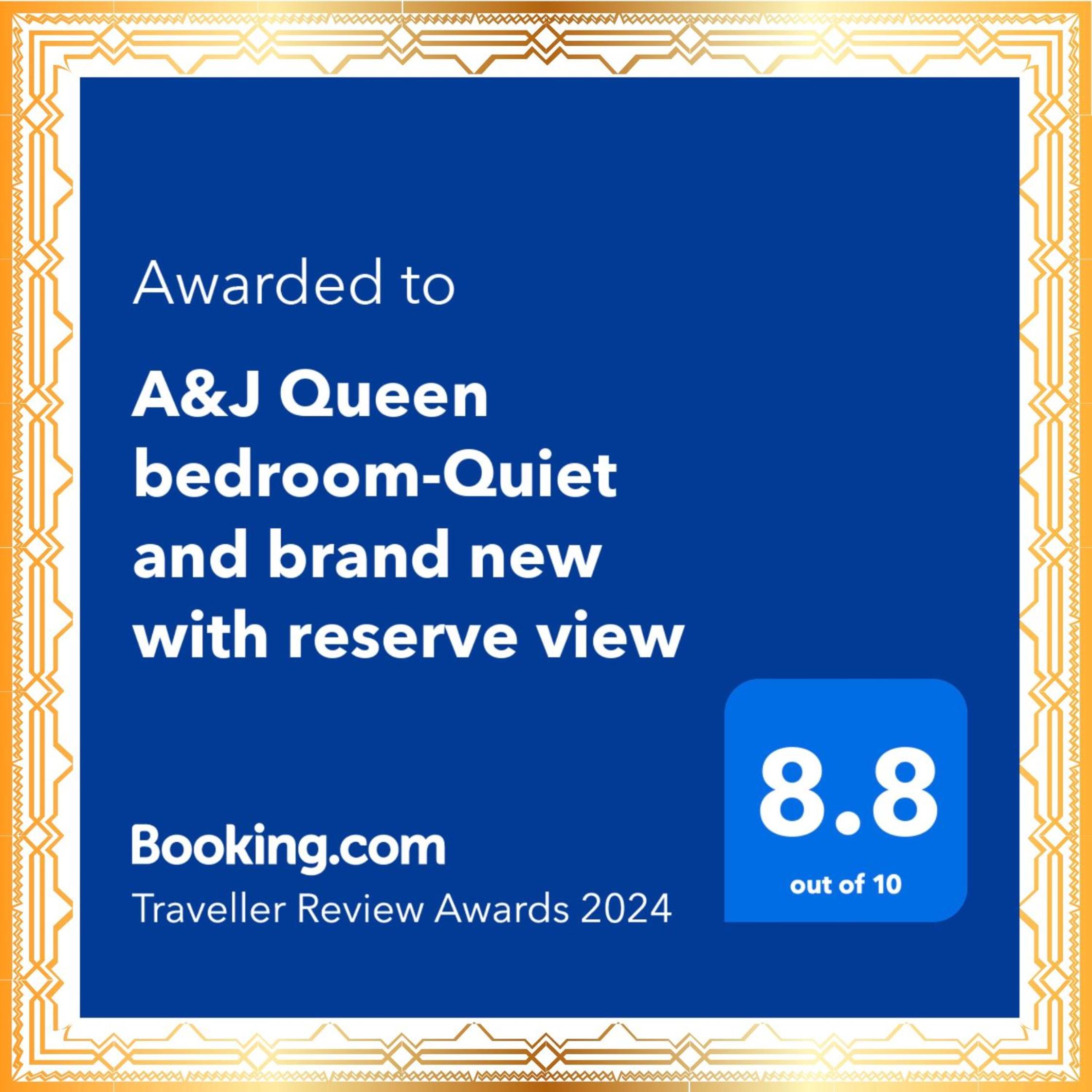 A&J Queen bedroom-Quiet and brand new with reserve view view 2