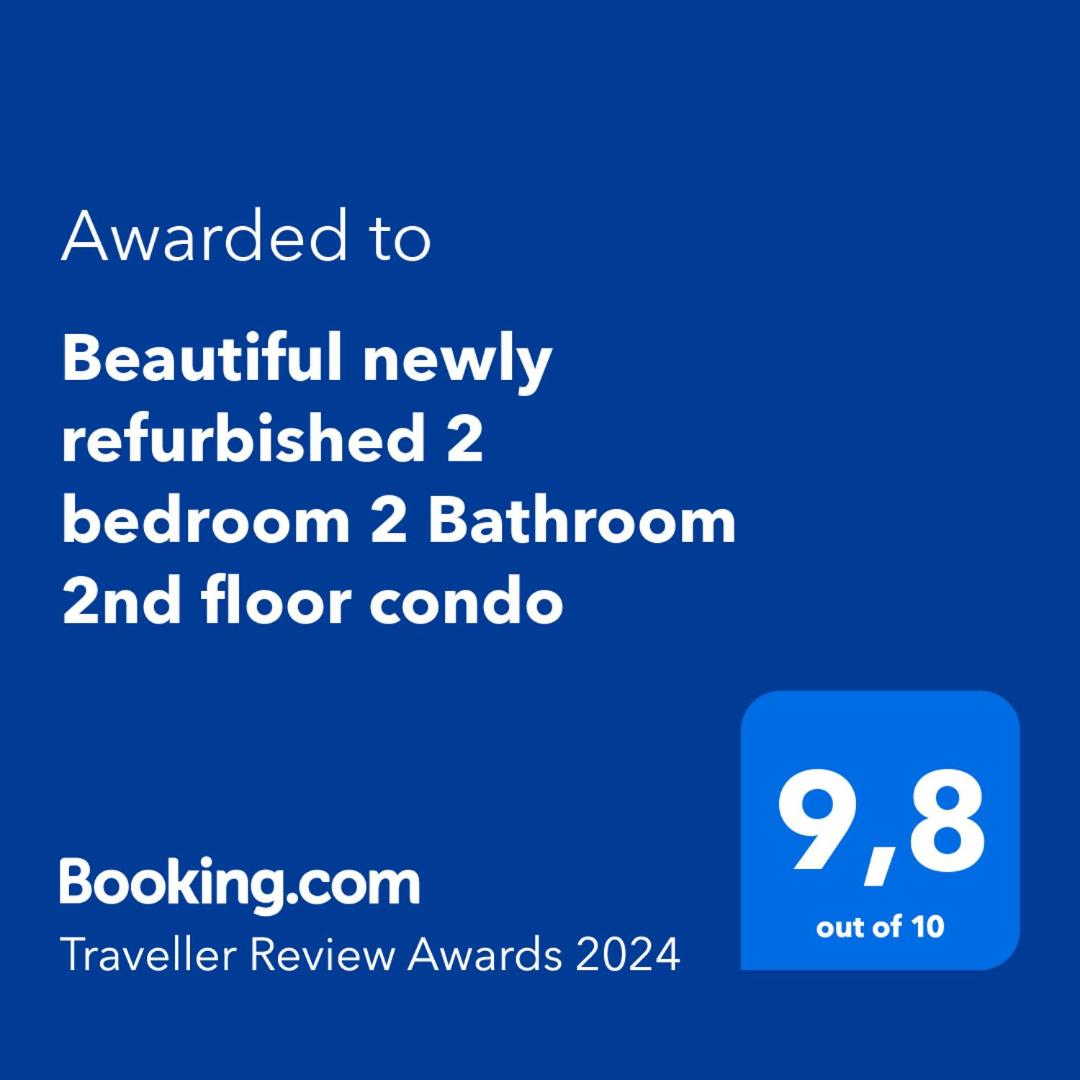 Beautiful newly refurbished 2 bedroom 2 Bathroom 2nd floor condo
