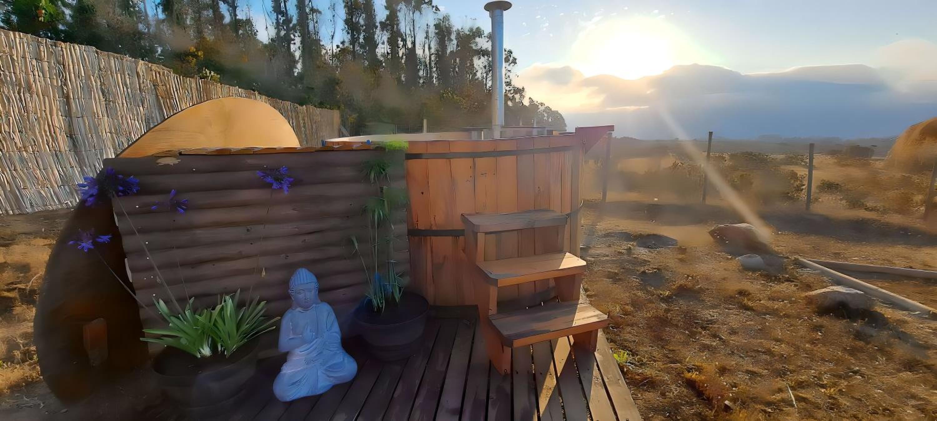 Mar y Tinaja Algarrobo Tunquen Casa con Vista al Mar y Tinaja Privada