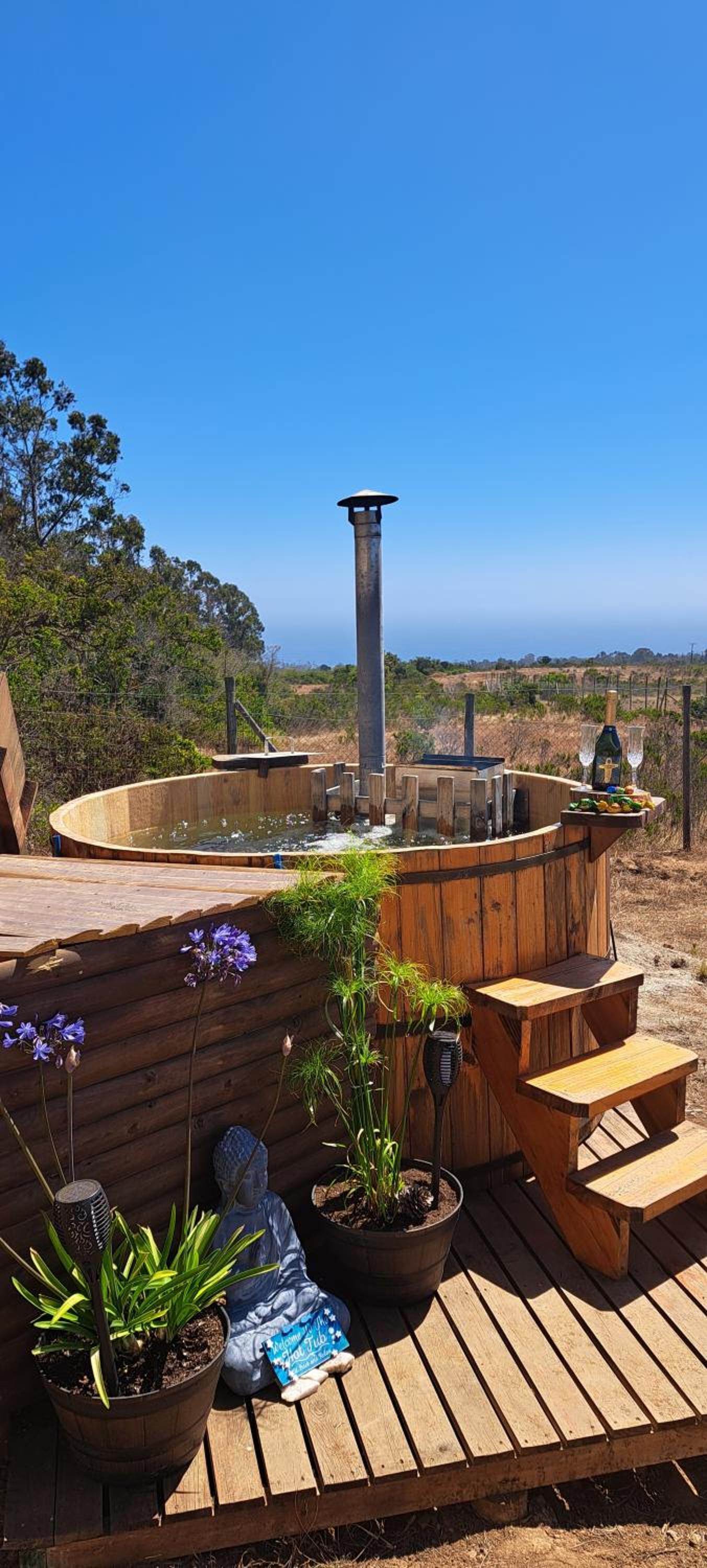 Mar y Tinaja Algarrobo Tunquen Casa con Vista al Mar y Tinaja Privada