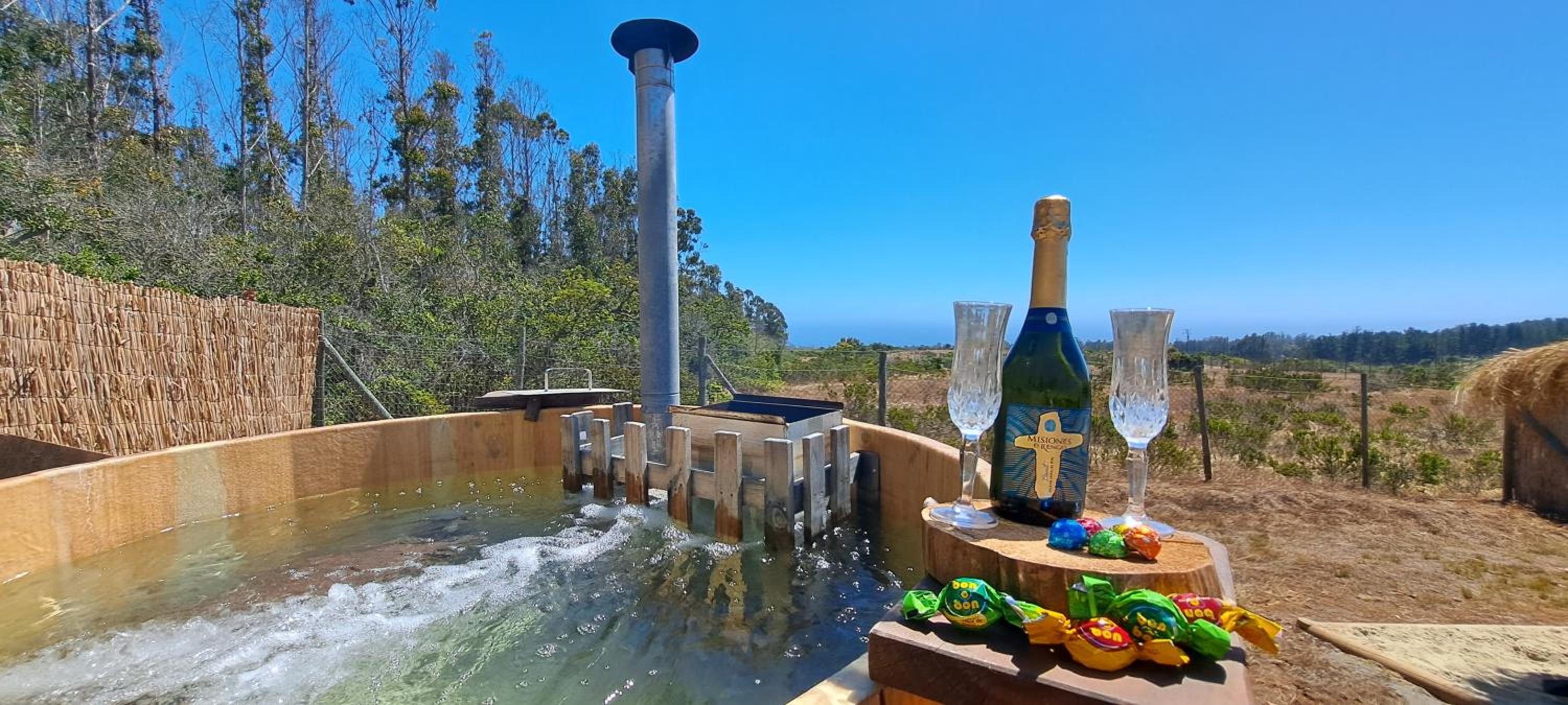 Mar y Tinaja Algarrobo Tunquen Casa con Vista al Mar y Tinaja Privada