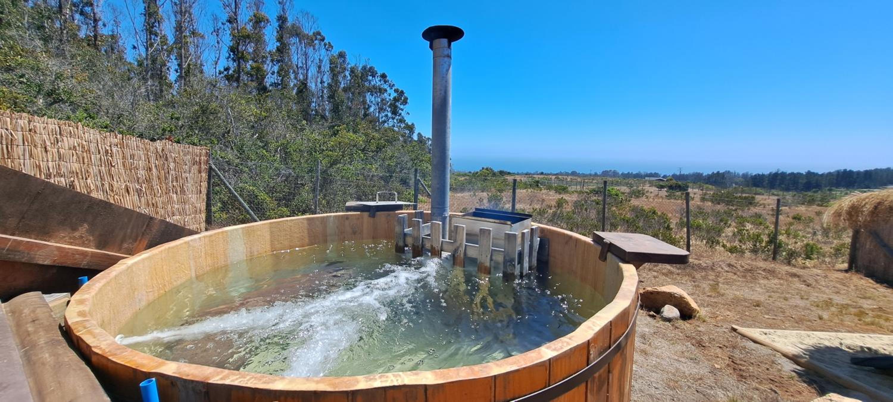 Mar y Tinaja Algarrobo Tunquen Casa con Vista al Mar y Tinaja Privada
