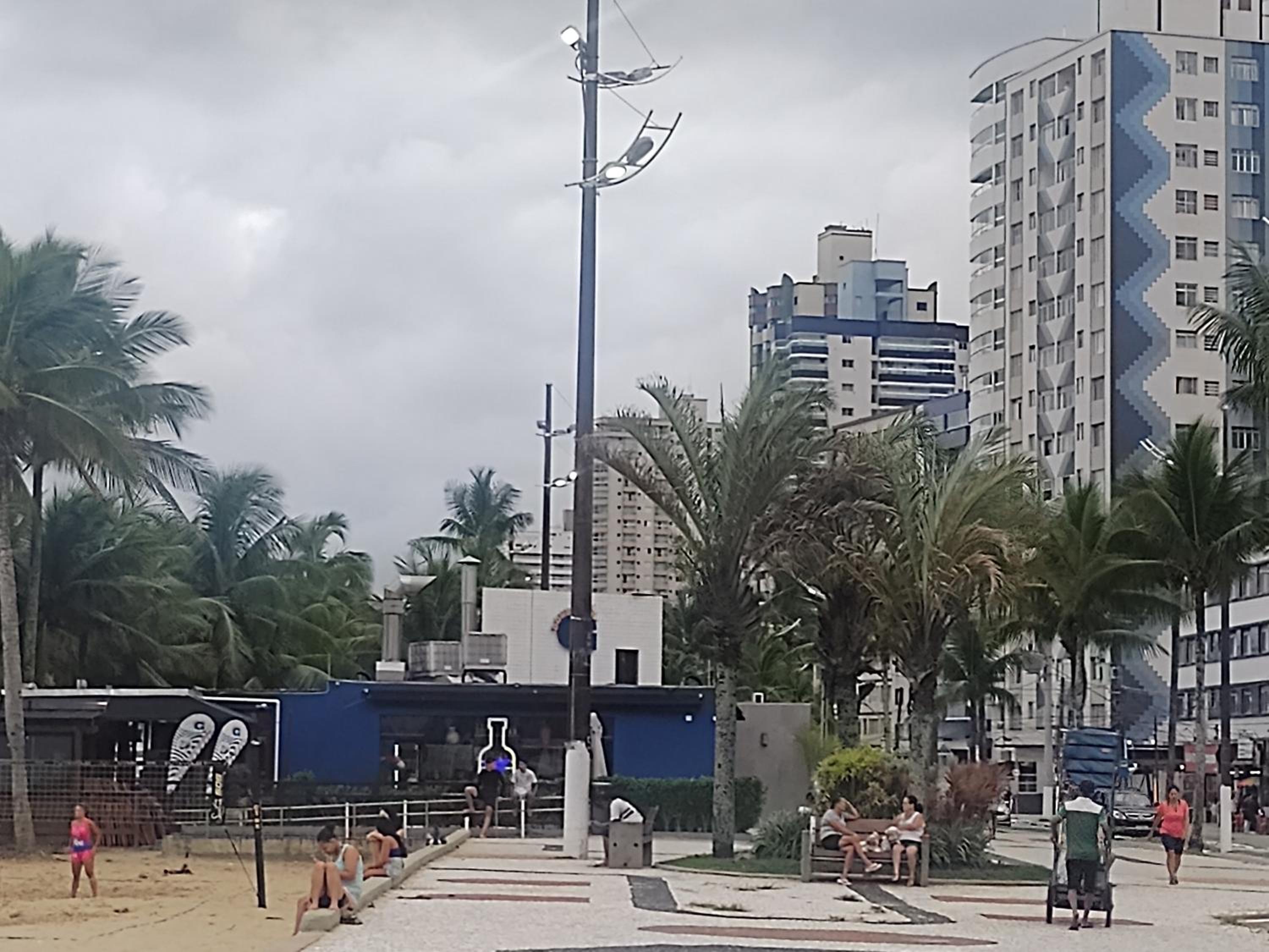 Apto Praia Grande frente ao Mar vista p Praia Kitao pé na areia Guilhermina