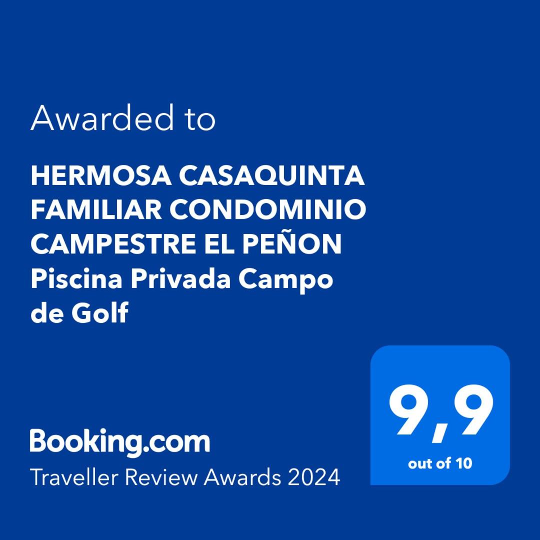 HERMOSA CASAQUINTA FAMILIAR CONDOMINIO CAMPESTRE EL PEÑON Piscina Privada Campo de Golf