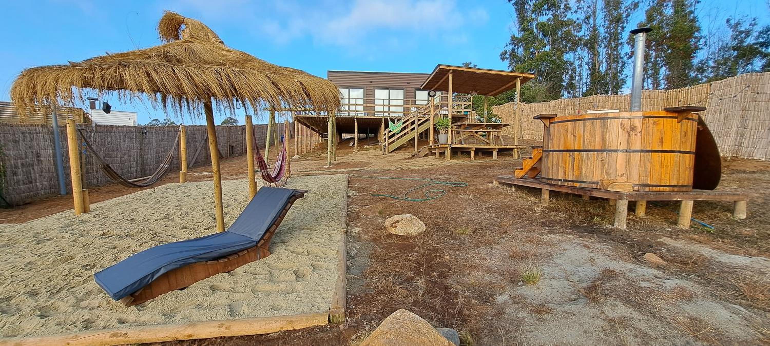 Mar y Tinaja Algarrobo Tunquen Casa con Vista al Mar y Tinaja Privada