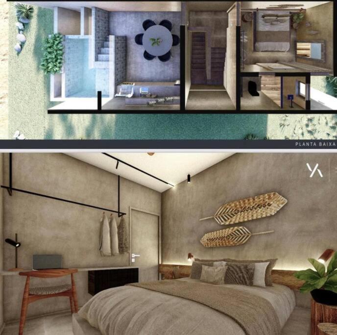 Villa Boutique com piscina- Milagres
