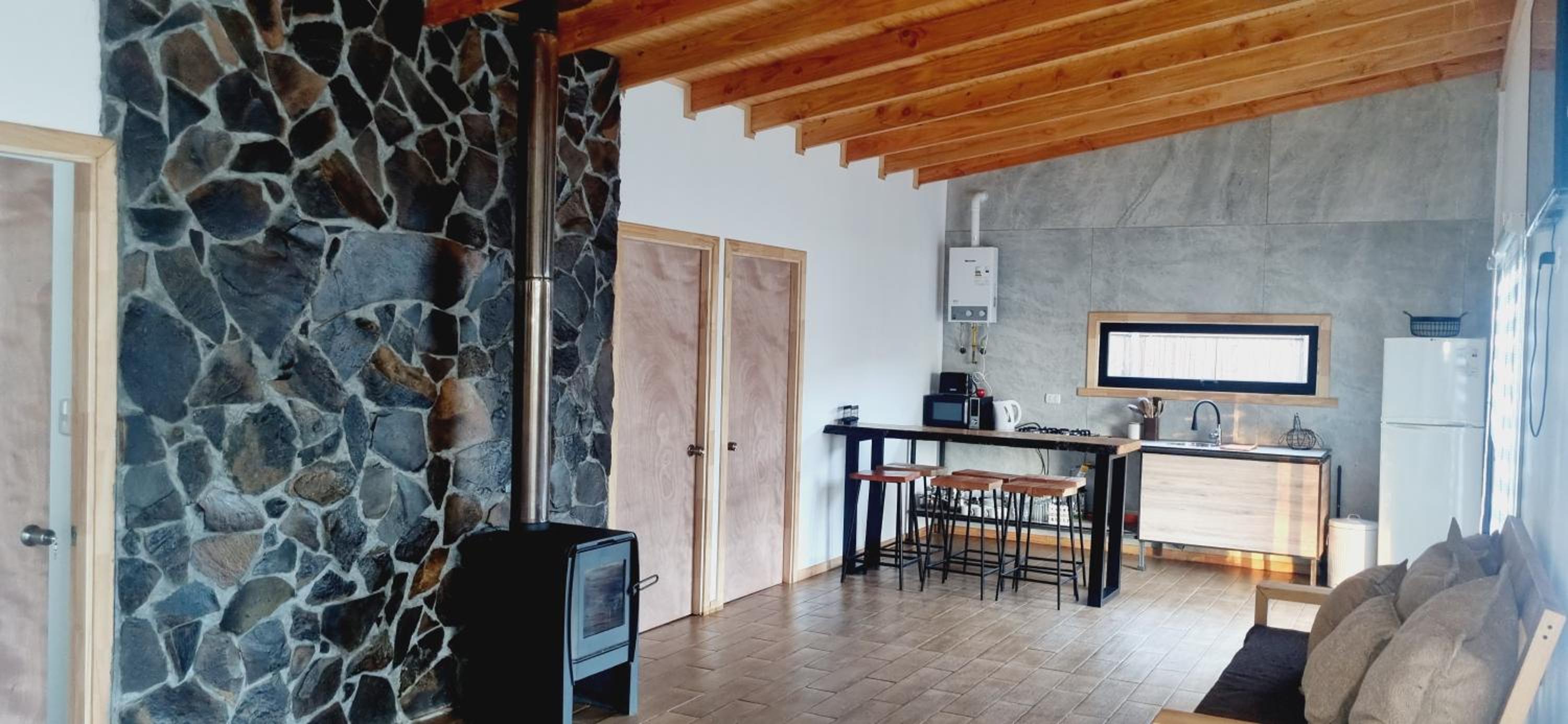 Gran Cabaña con tinaja privada, Curacautín