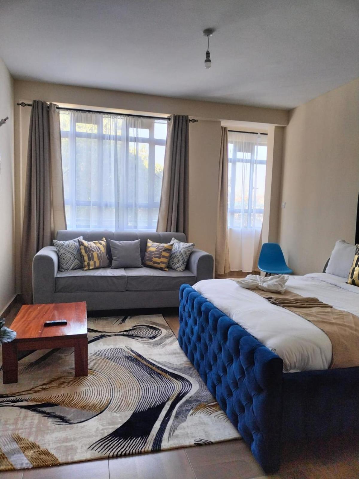 Luxury studio Airbnb in Nakuru CBD