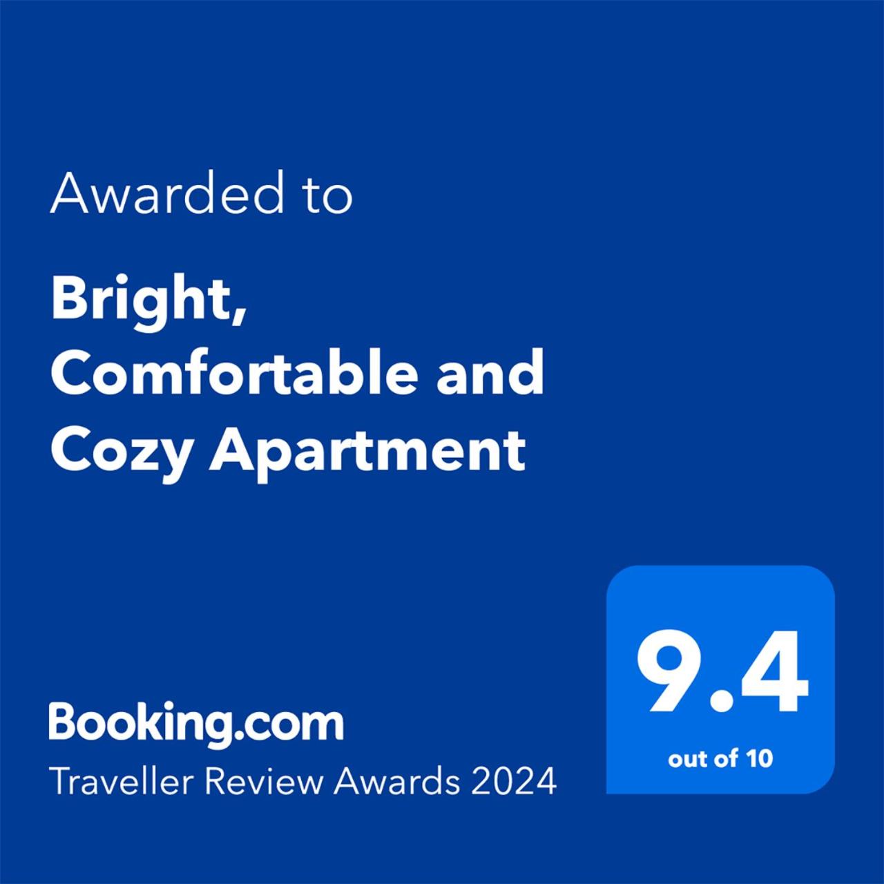 Bright, Comfortable and Cozy Apartment