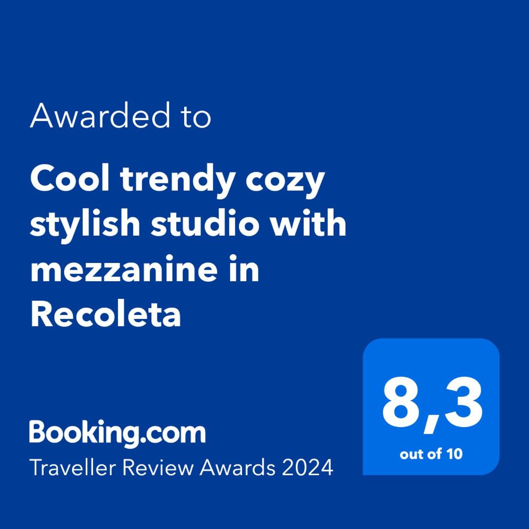 Cool trendy stylish studio with mezzanine in Recoleta