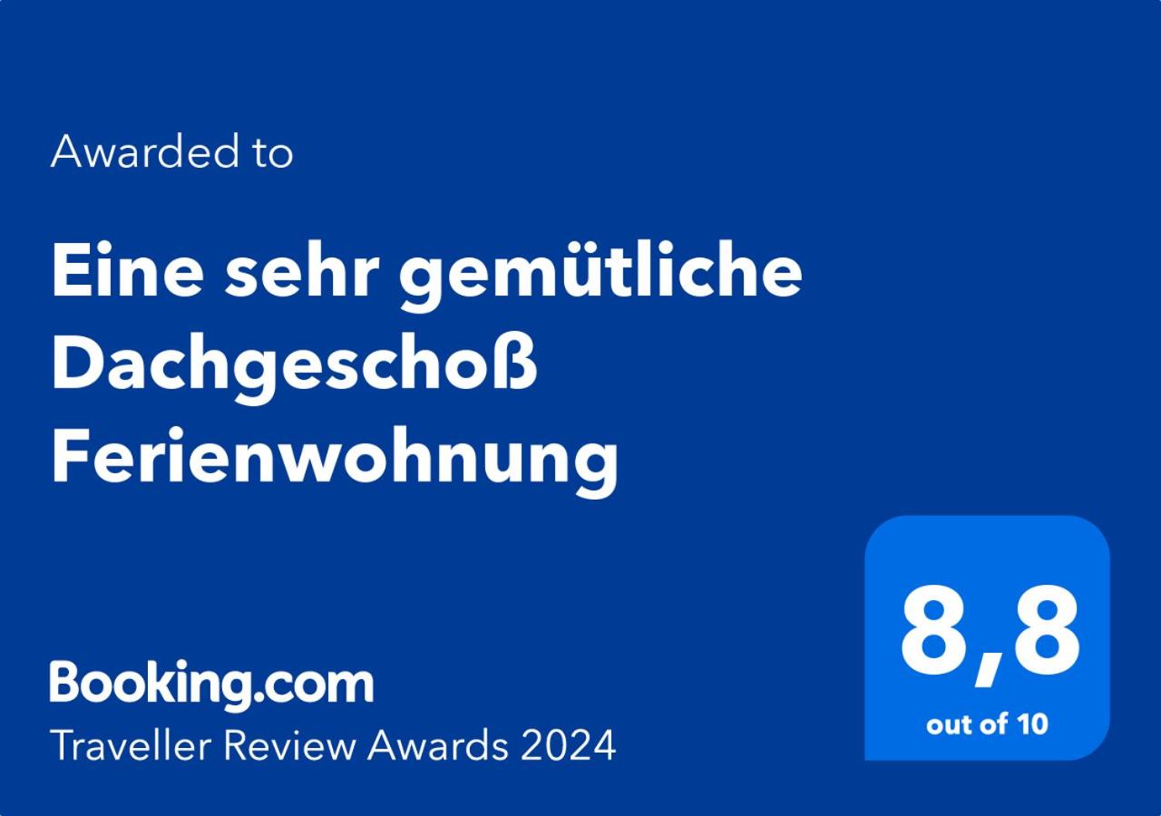 Eine sehr gemütliche Dachgeschoß Ferienwohnung