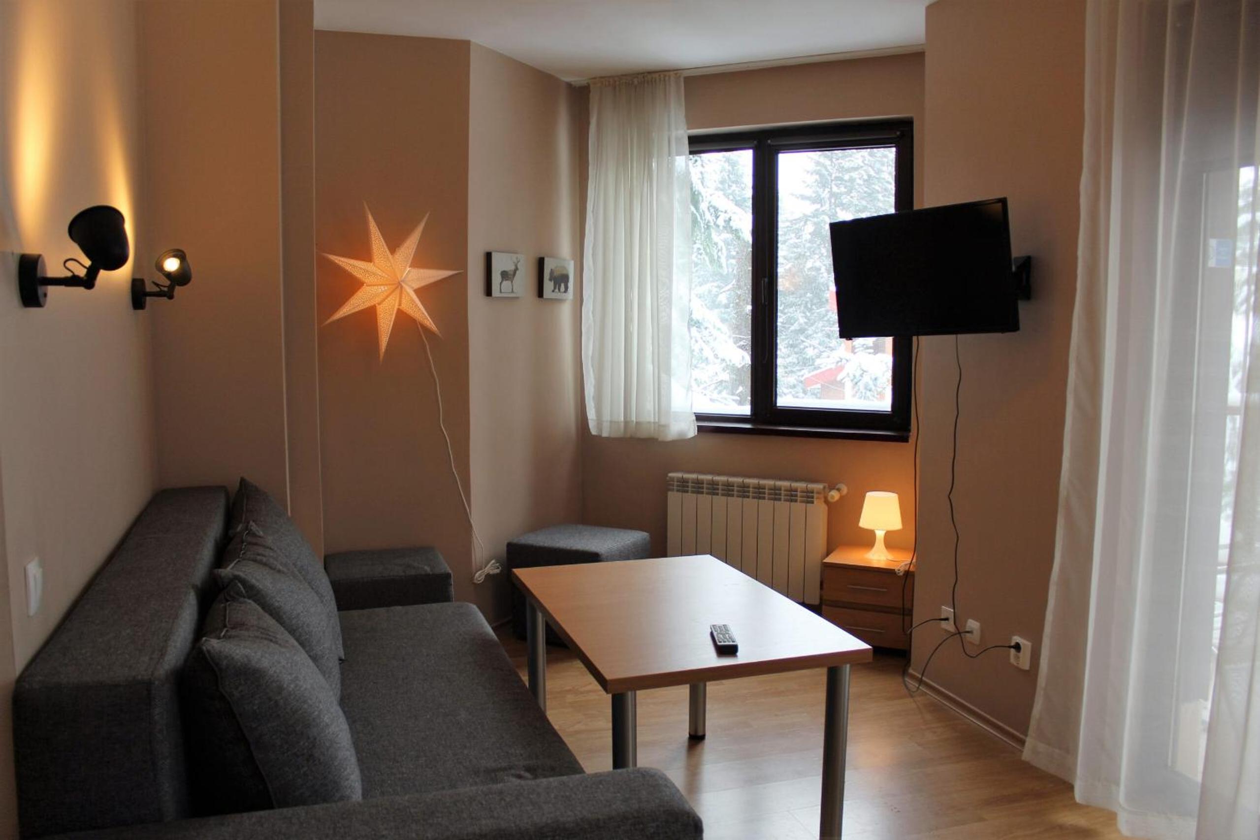 Fully Equipped Studio 50m from the slopes - Borovets, Flora Residence, Tulip 06
