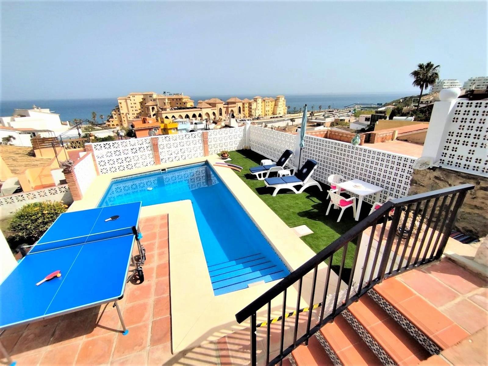 Evans Realty AL Villa & Piscina & Garaje & Playa view 2