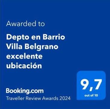 Depto 23 en Barrio Villa Belgrano excelente ubicación