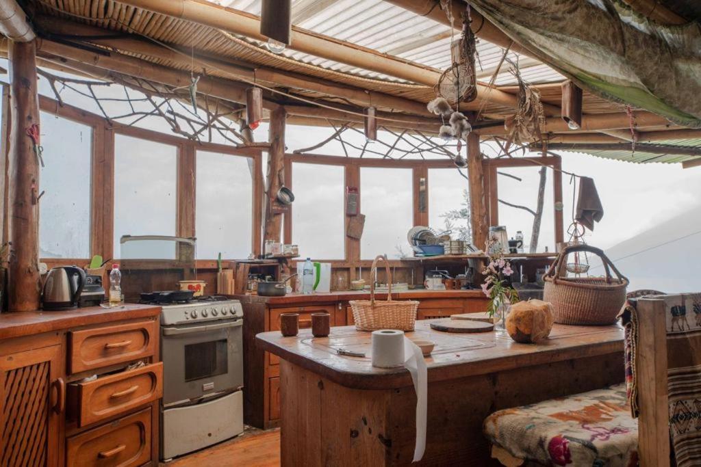 Earthship amazing Cabins with lake view view 4