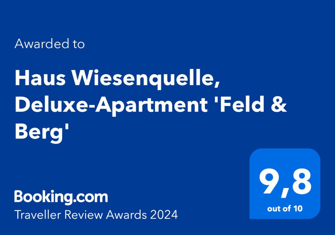 Haus Wiesenquelle, Deluxe-Apartment 'Feld & Berg'
