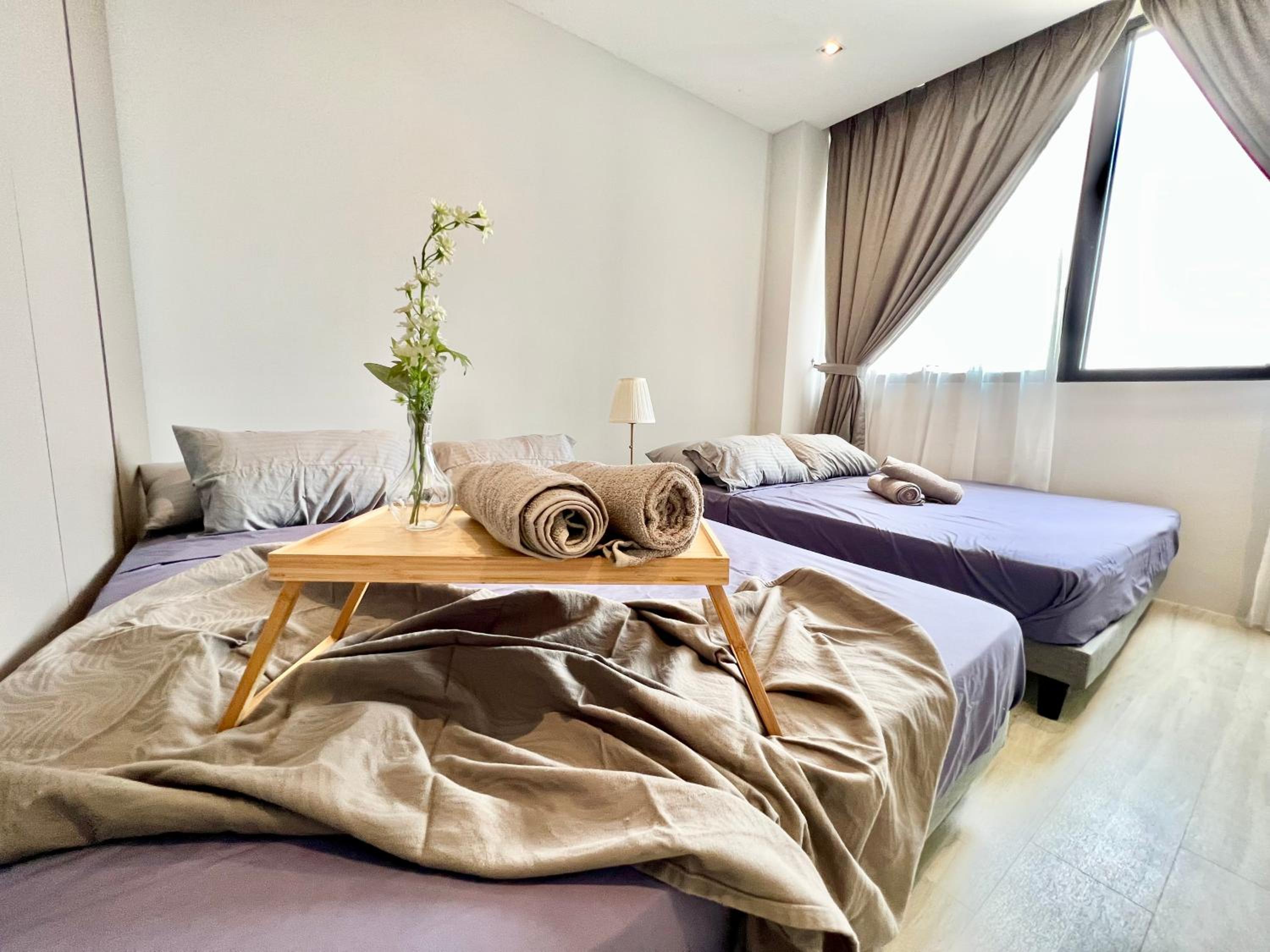 LA 1-10 Pax Cozy Home Tropicana 3Rooms 4QBeds Wifi&TV photo 5