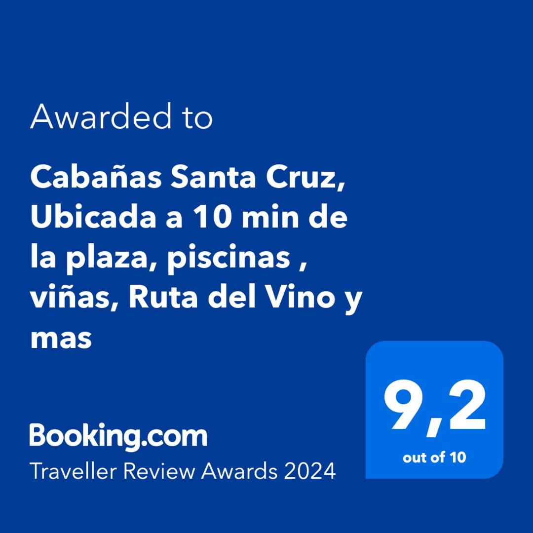 Cabañas Santa Cruz, Ubicada a 10 min de la plaza, Piscina , Viñas, Ruta del Vino y mas