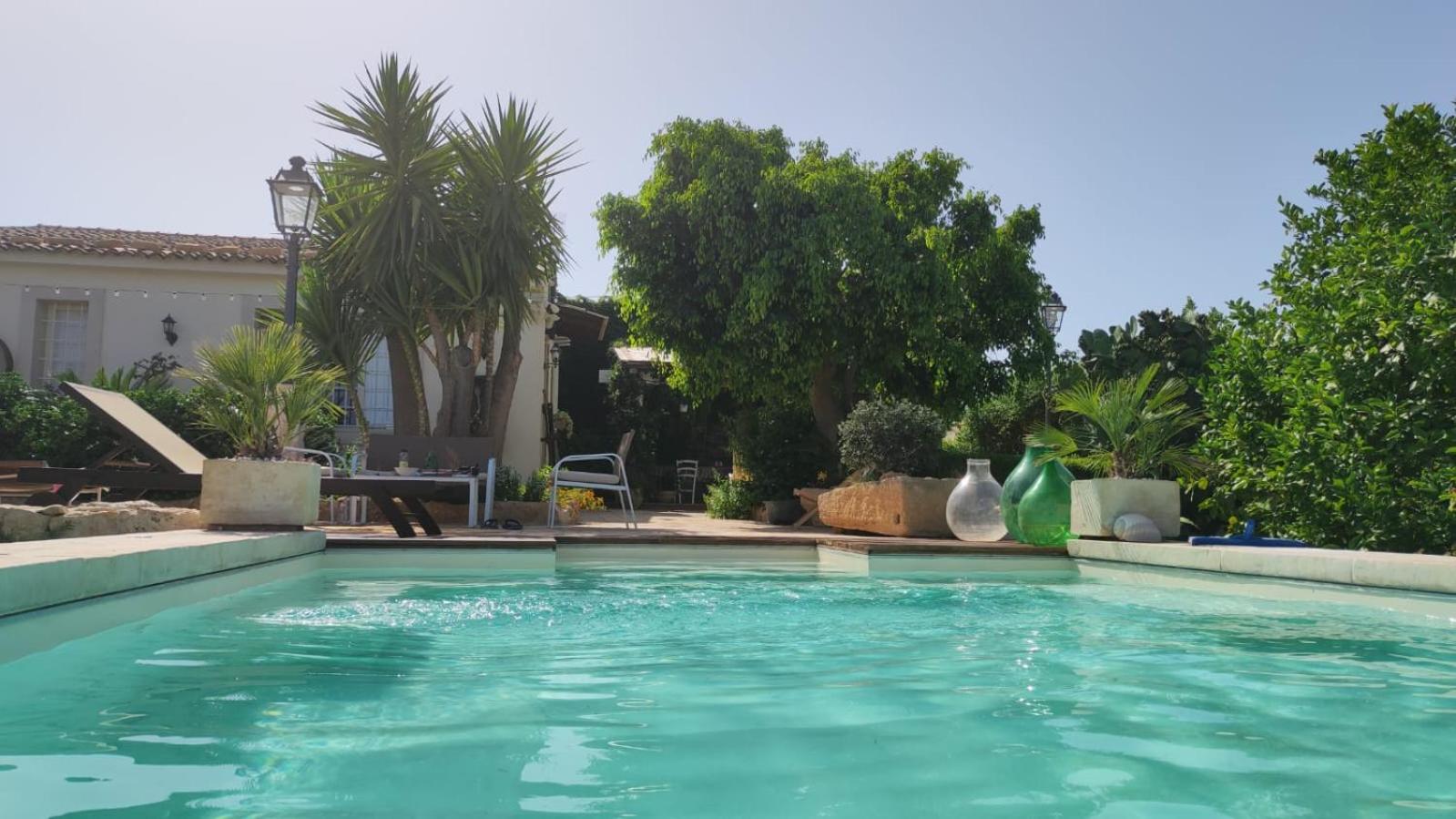 La Virgy per Noto with share swimming pool with wonderful sea view