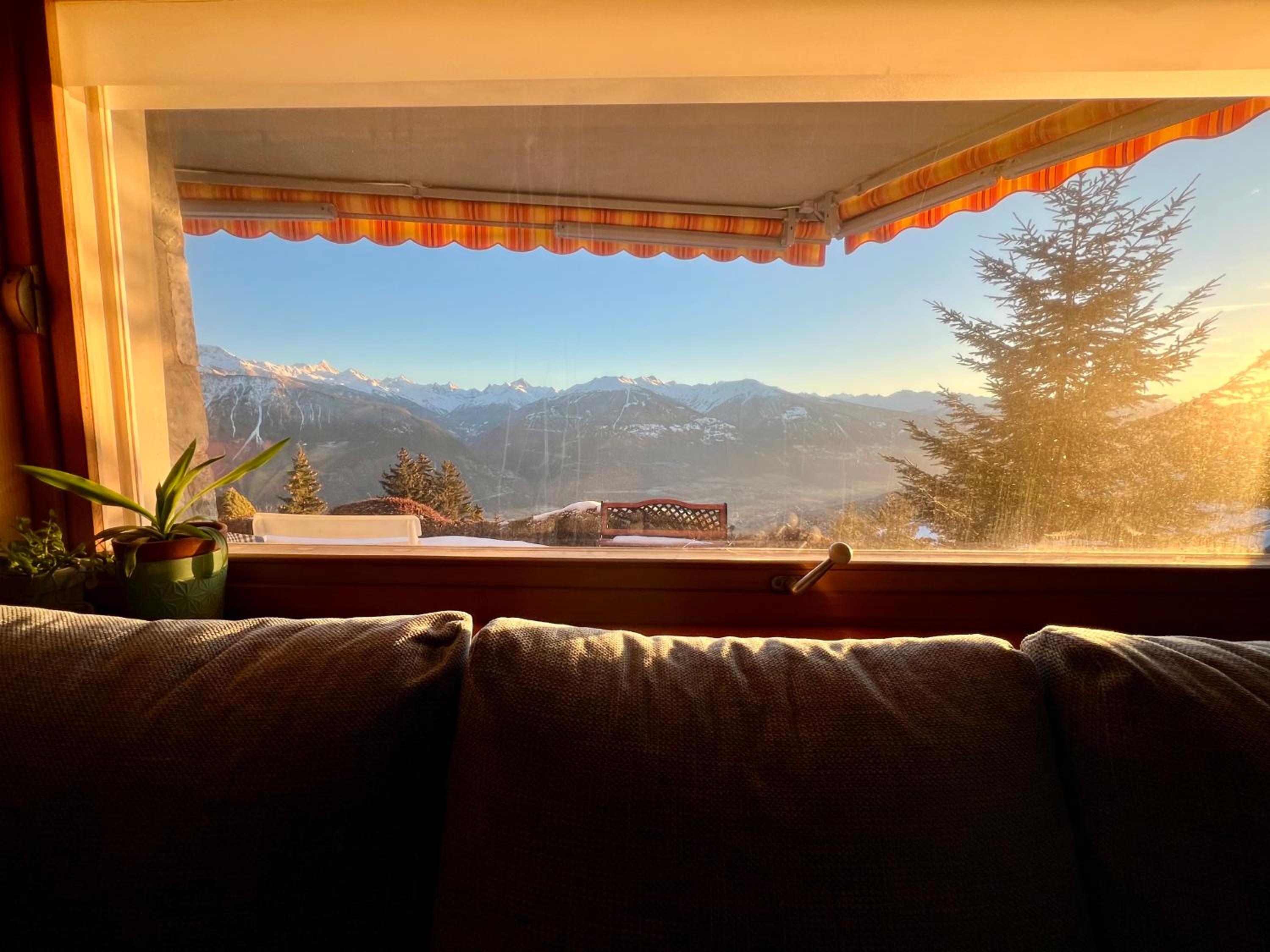 Chalet La Louise avec vue imprenable