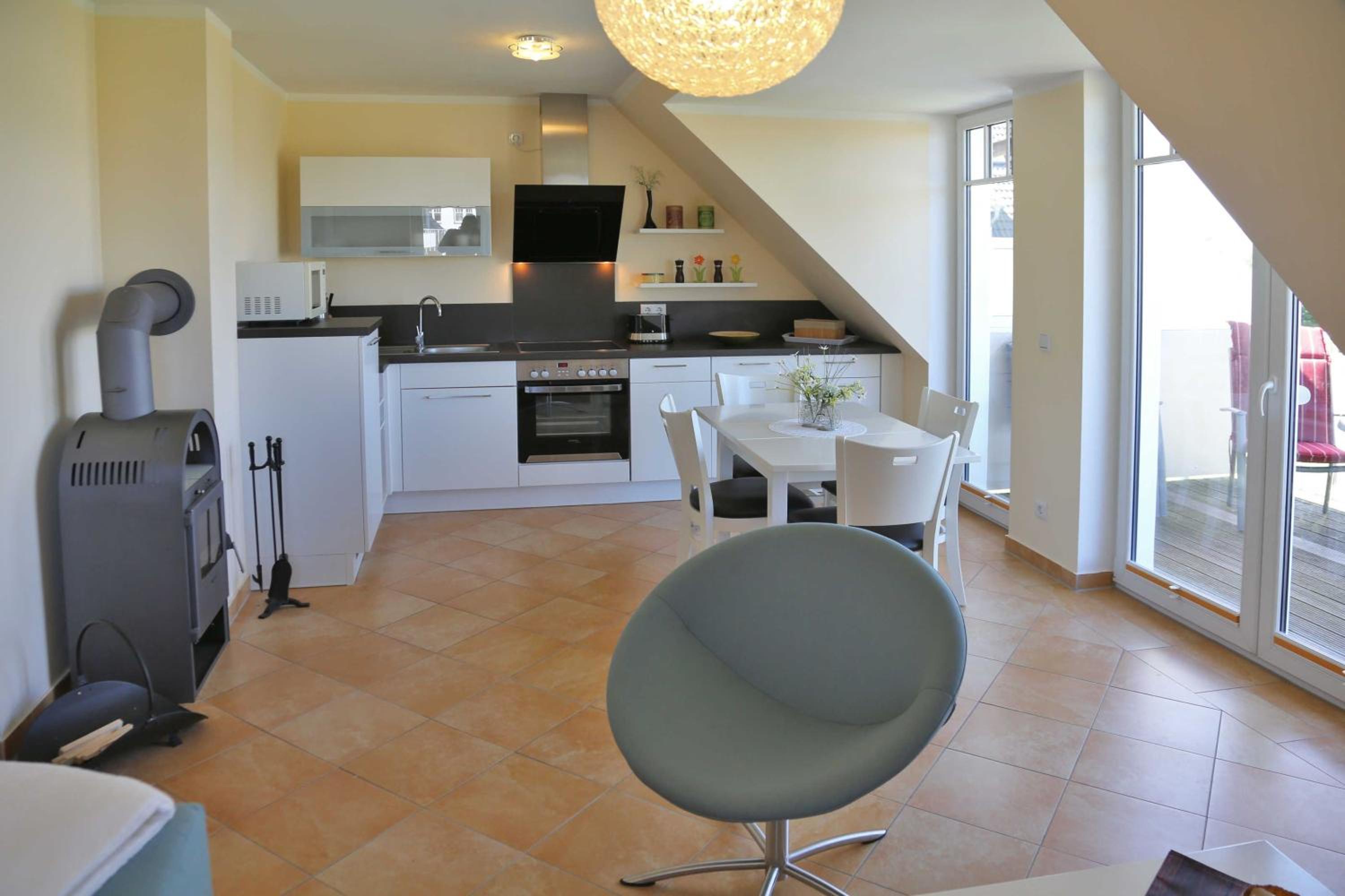 Strandappartement Kamin Meerblick 250 m Strand