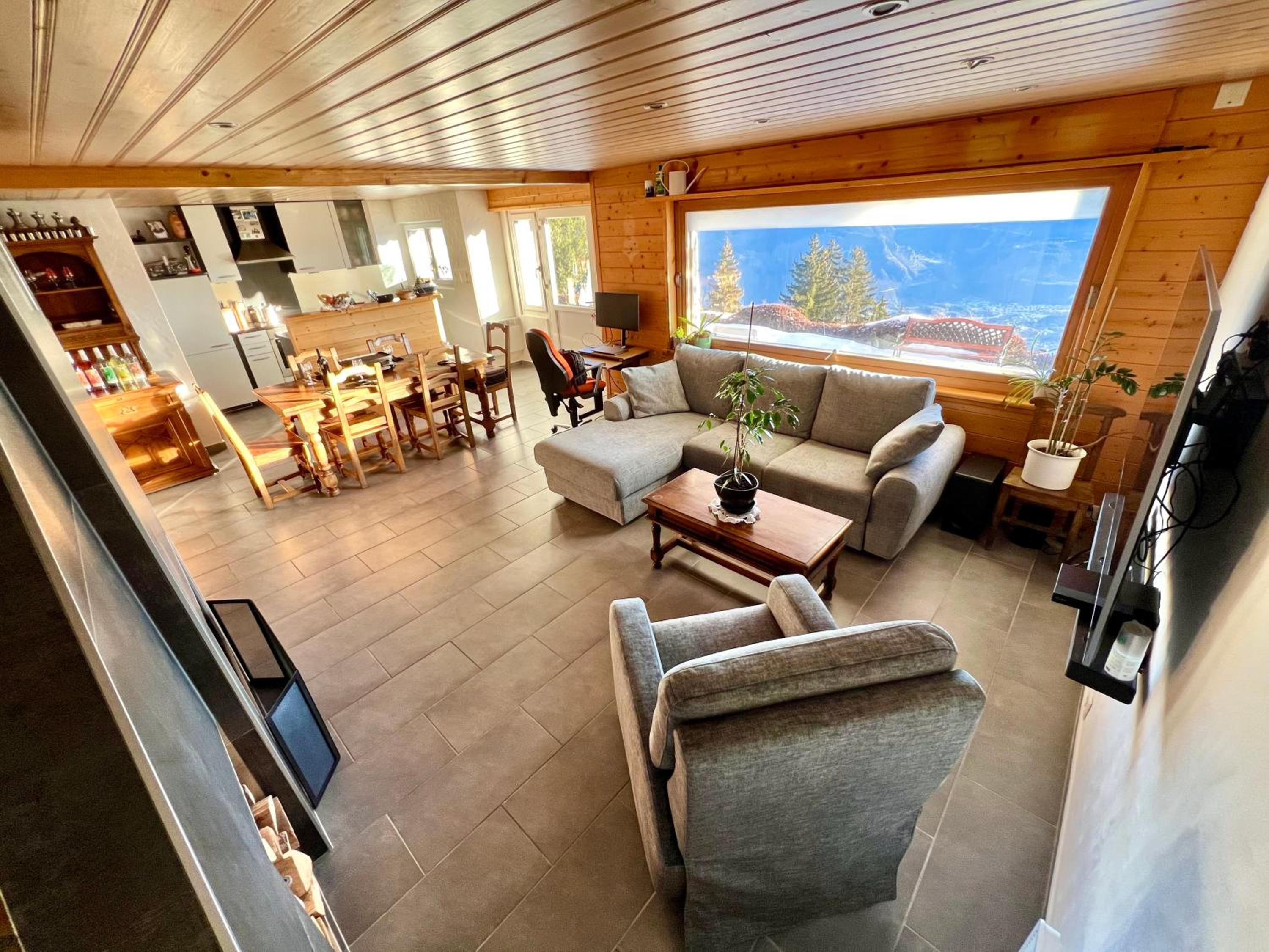 Chalet La Louise avec vue imprenable