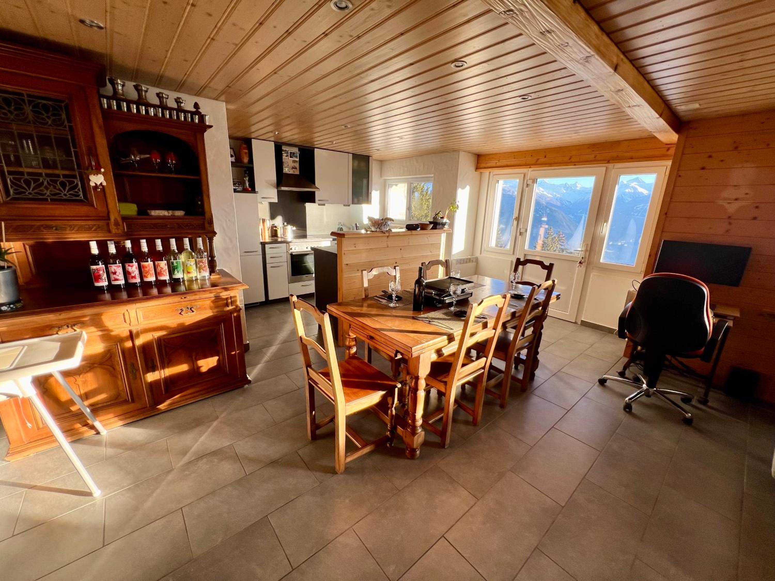 Chalet La Louise avec vue imprenable