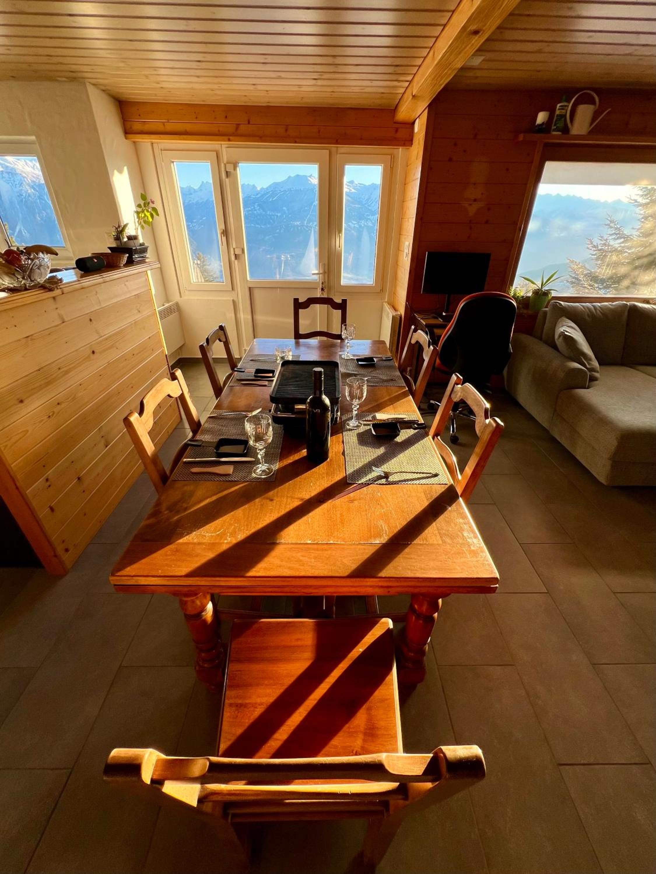 Chalet La Louise avec vue imprenable