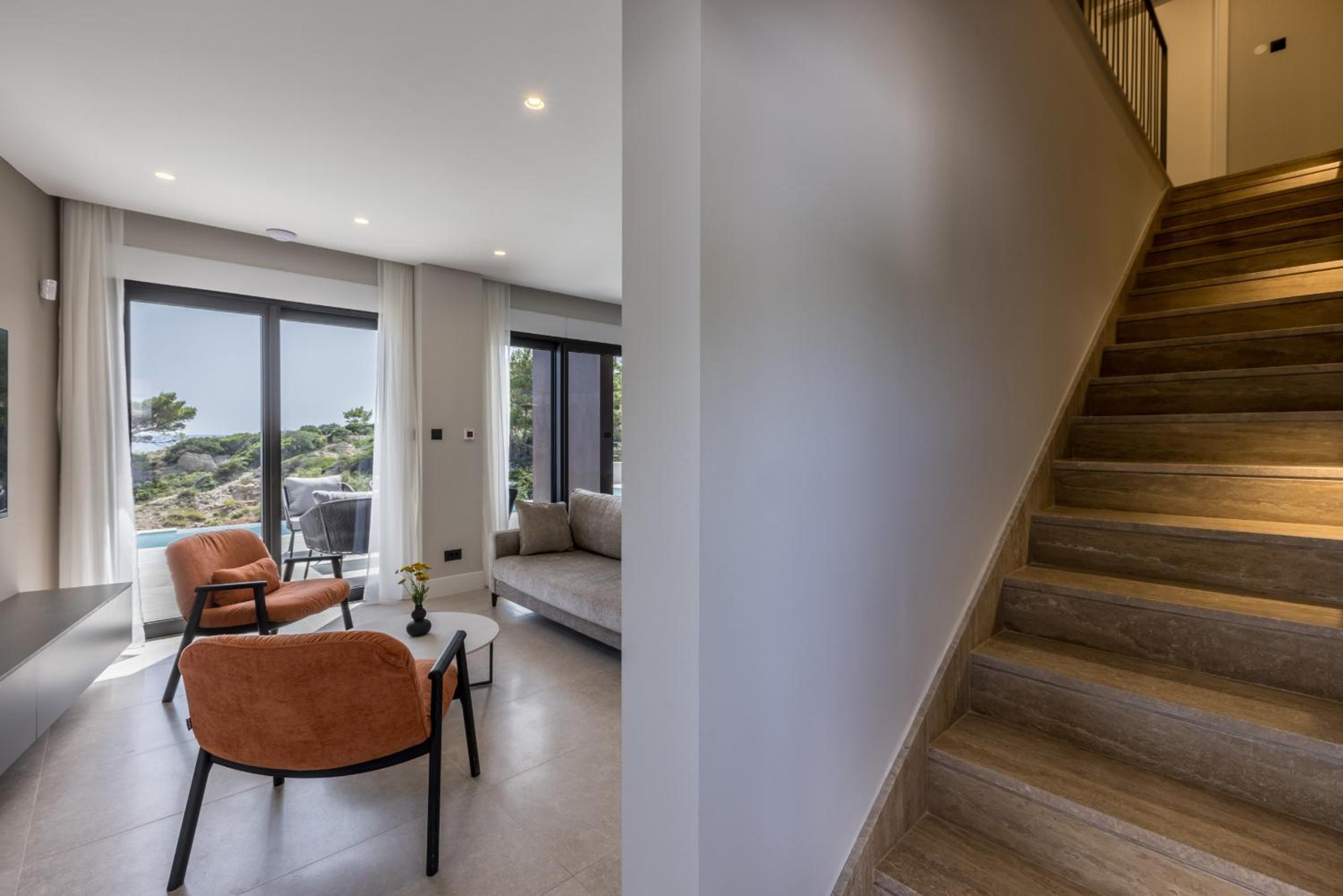Modern villa Mare at sea in Peljesac