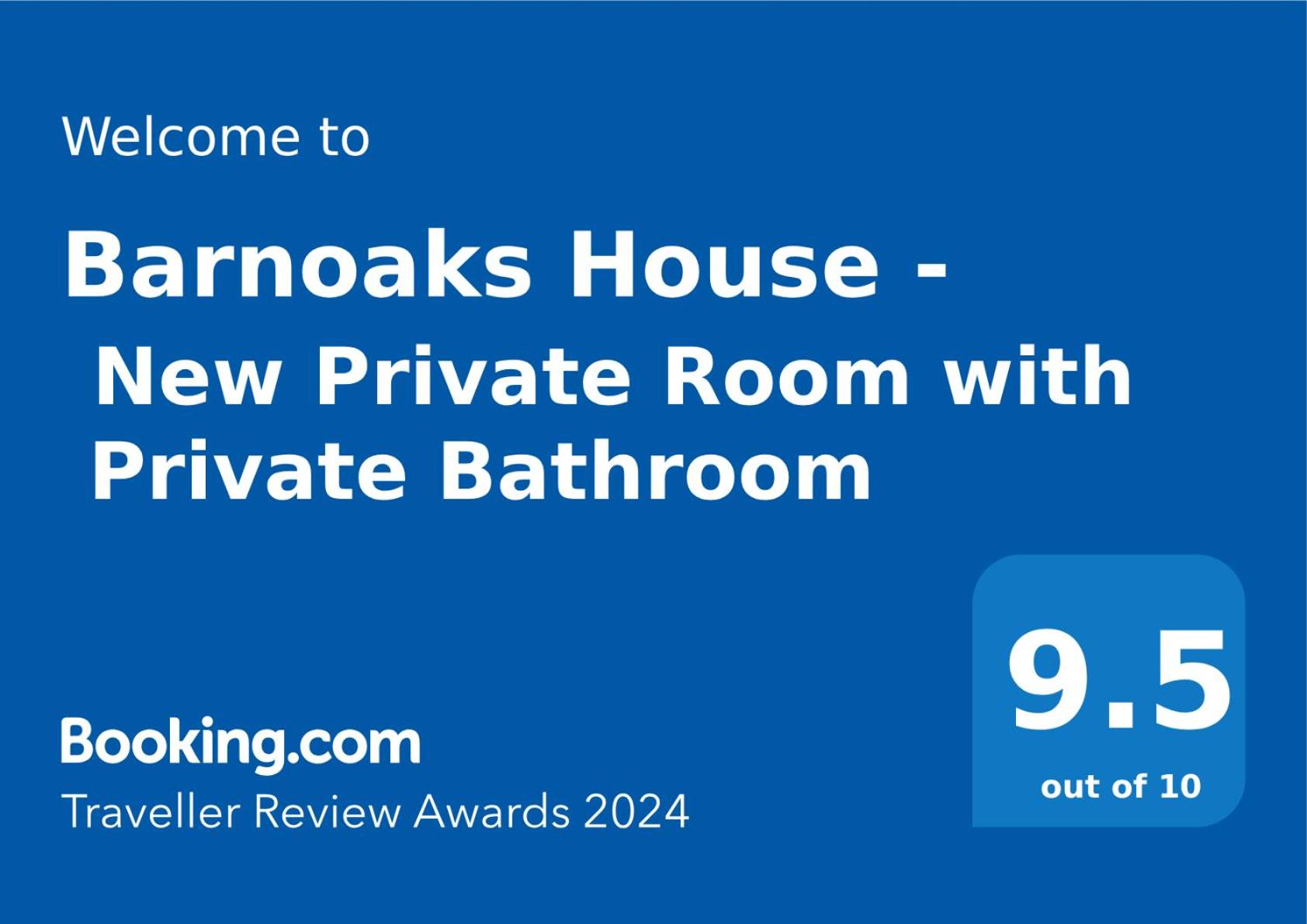 Private Room Ensuite Bathroom HomeStay at Barnoaks House