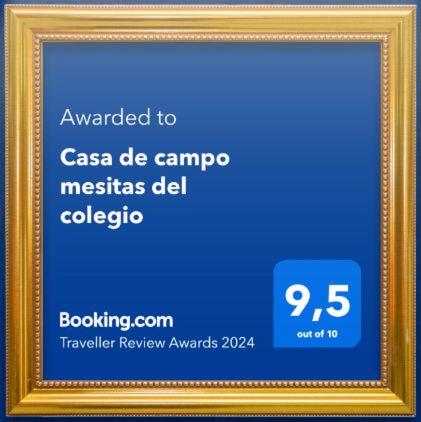Casa de campo mesitas del colegio