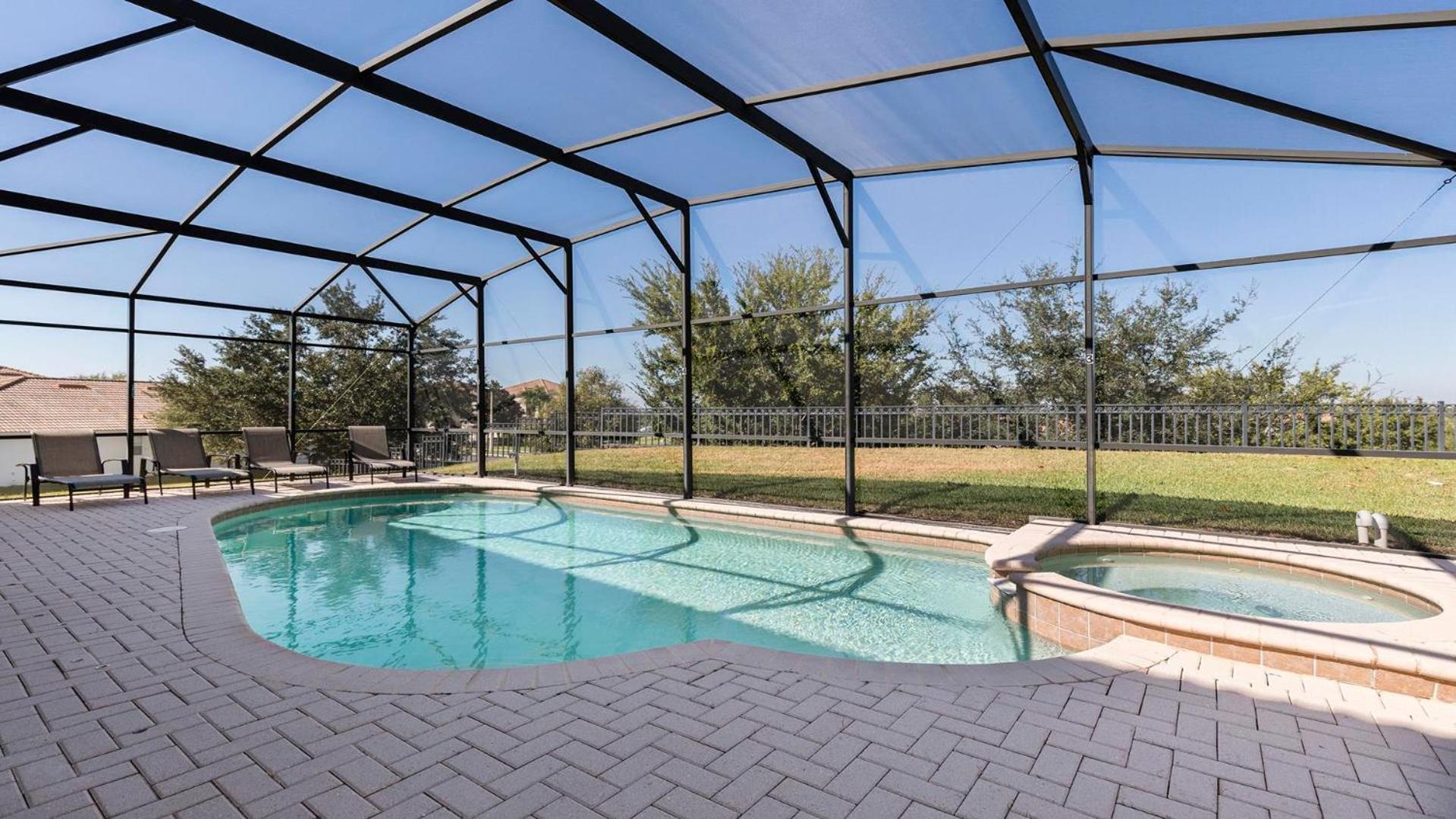 Firework view 6BR Home Pool/Spa/Game Near Disney!