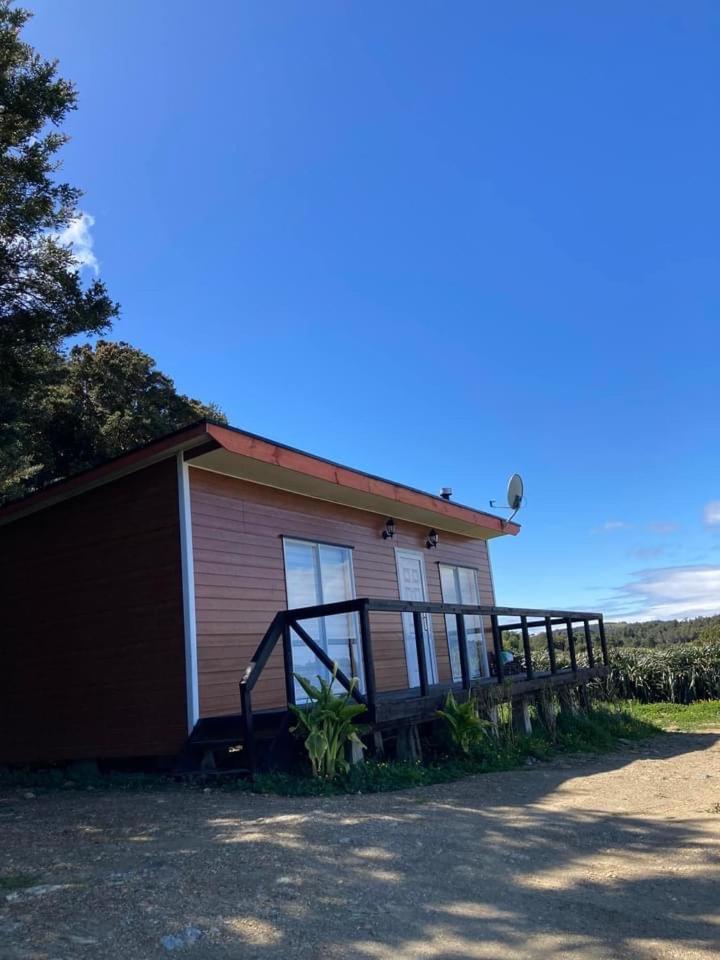 Cabaña de campo con vista al mar