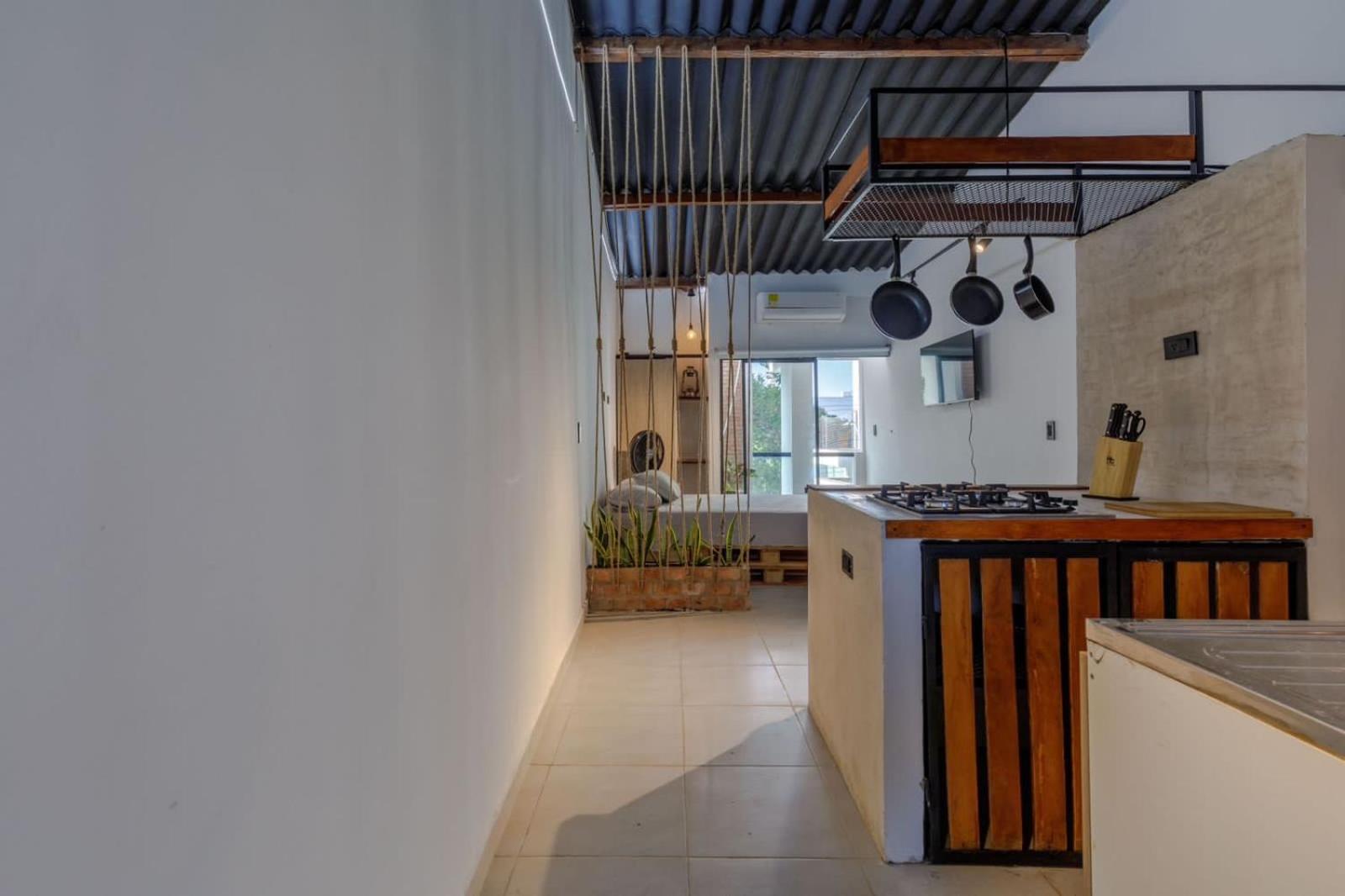 Apartamento rústico industrial , enfrente de hotel prado